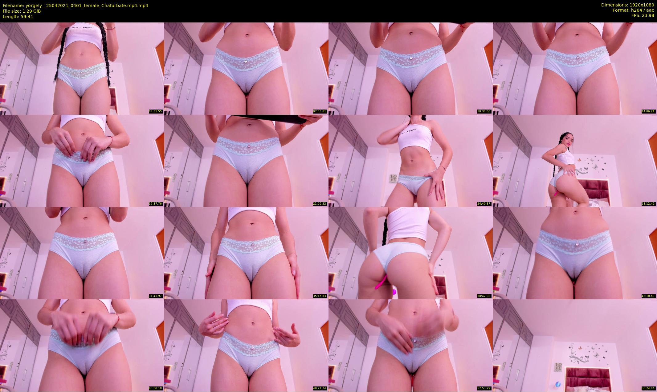 yorgely_ — 60 minute Chaturbate female cam show recording, 1080p, Apr 25, 2021