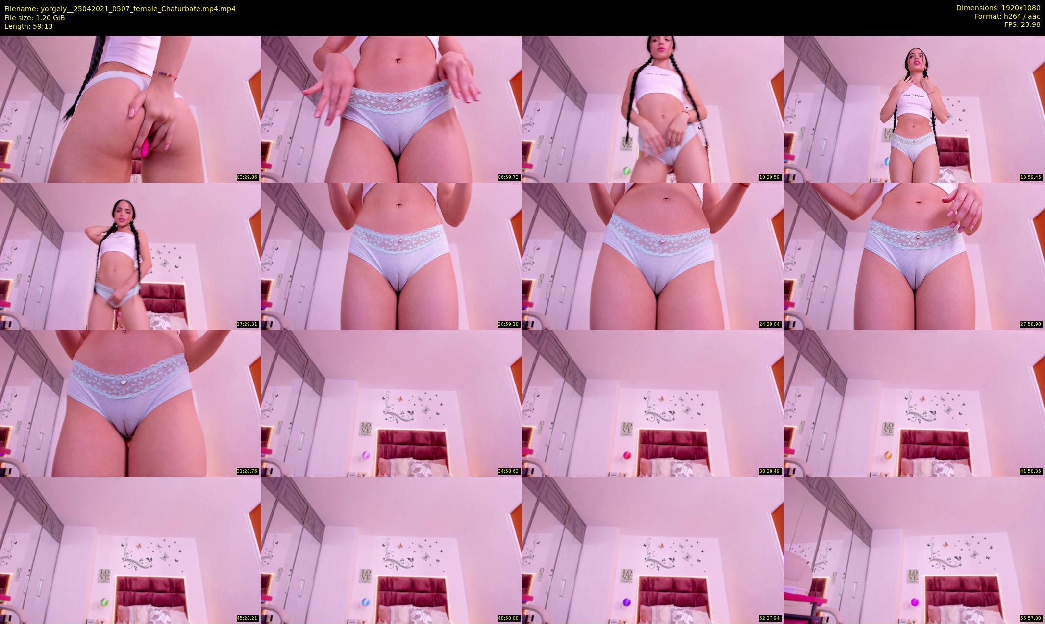 yorgely_ — 60 minute Chaturbate female cam show recording, 1080p, Apr 25, 2021