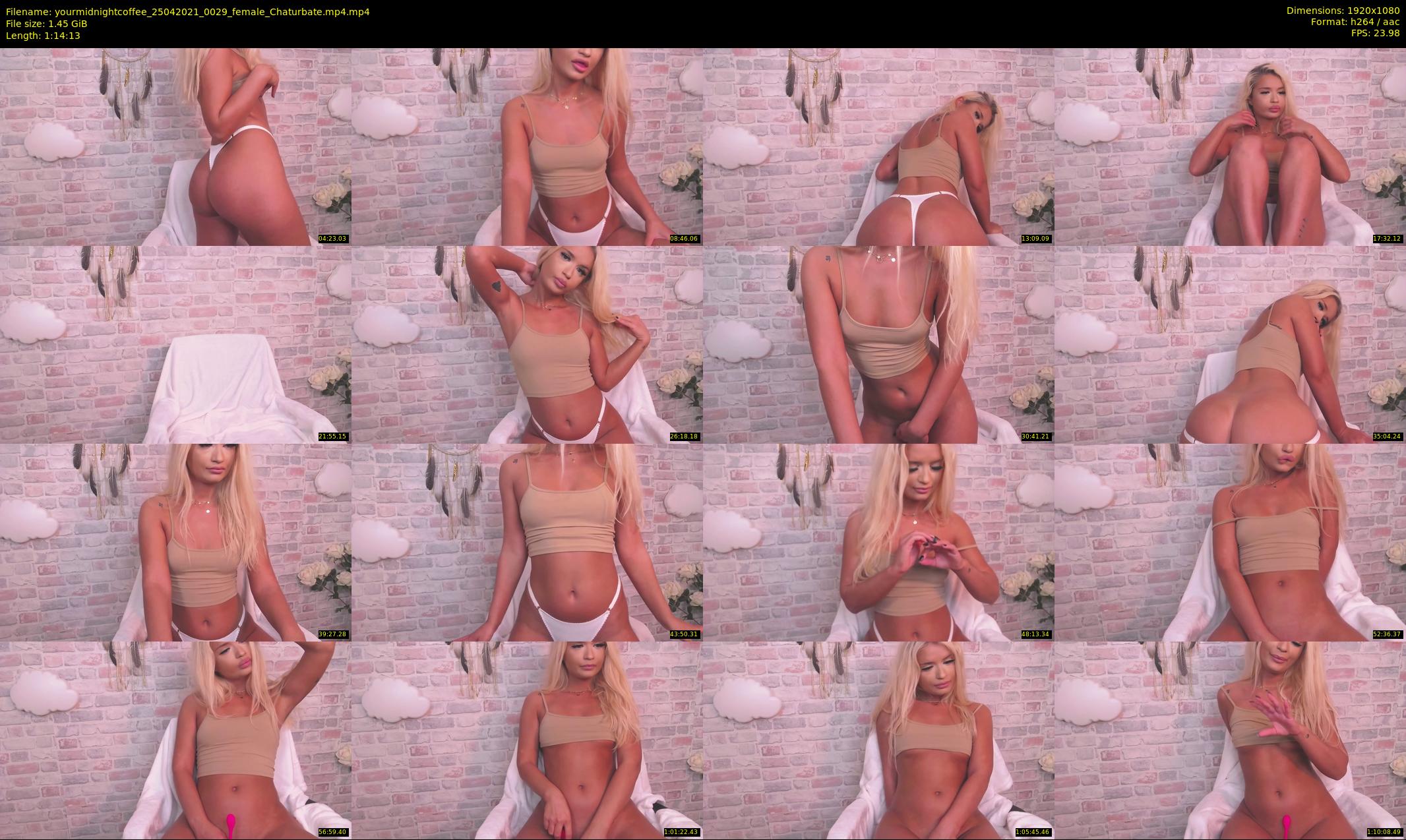 yourmidnightcoffee — 75 minute Chaturbate female cam show recording, 1080p, Apr 25, 2021