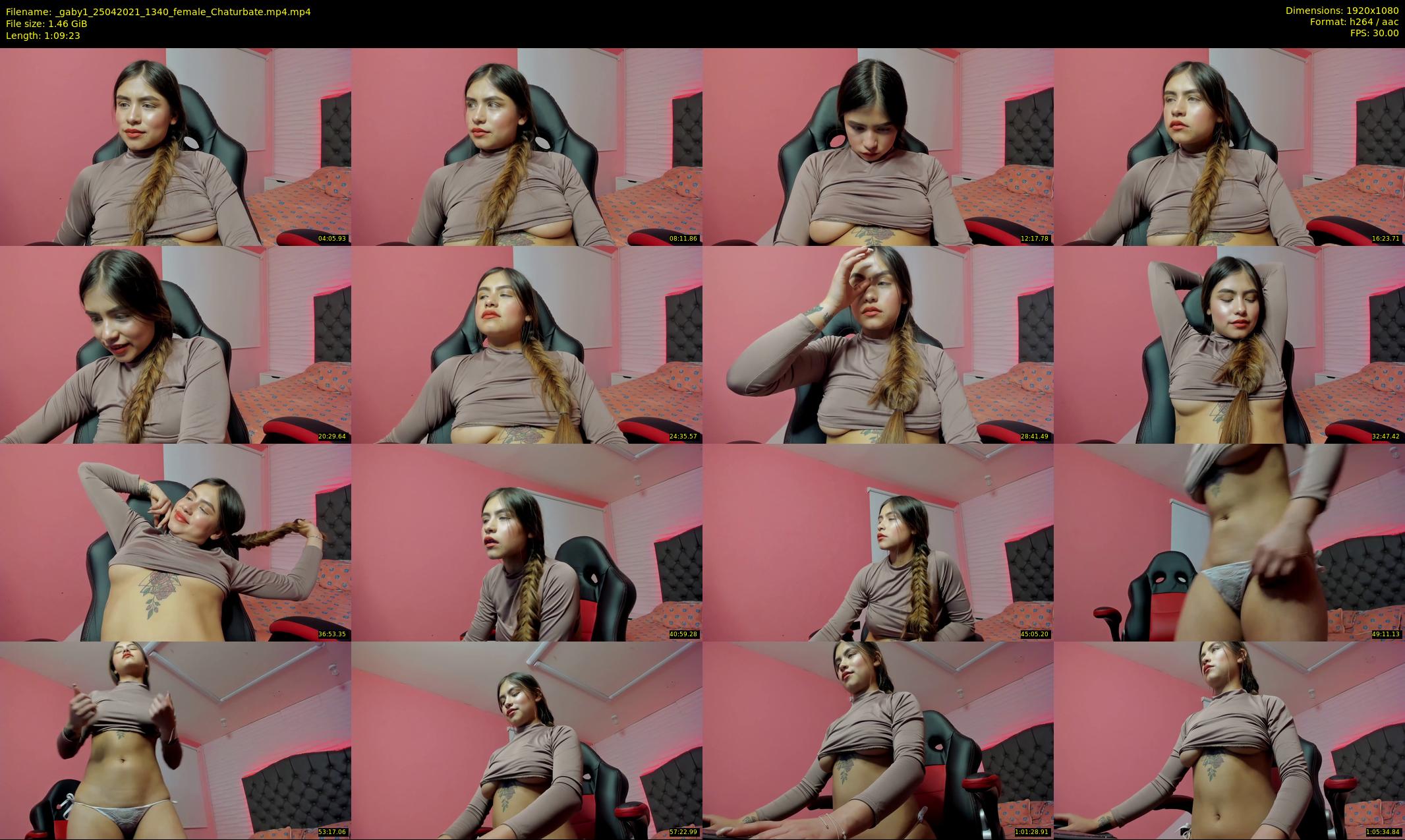 _gaby1 — 70 minute Chaturbate female cam show recording, 1080p, Apr 25, 2021