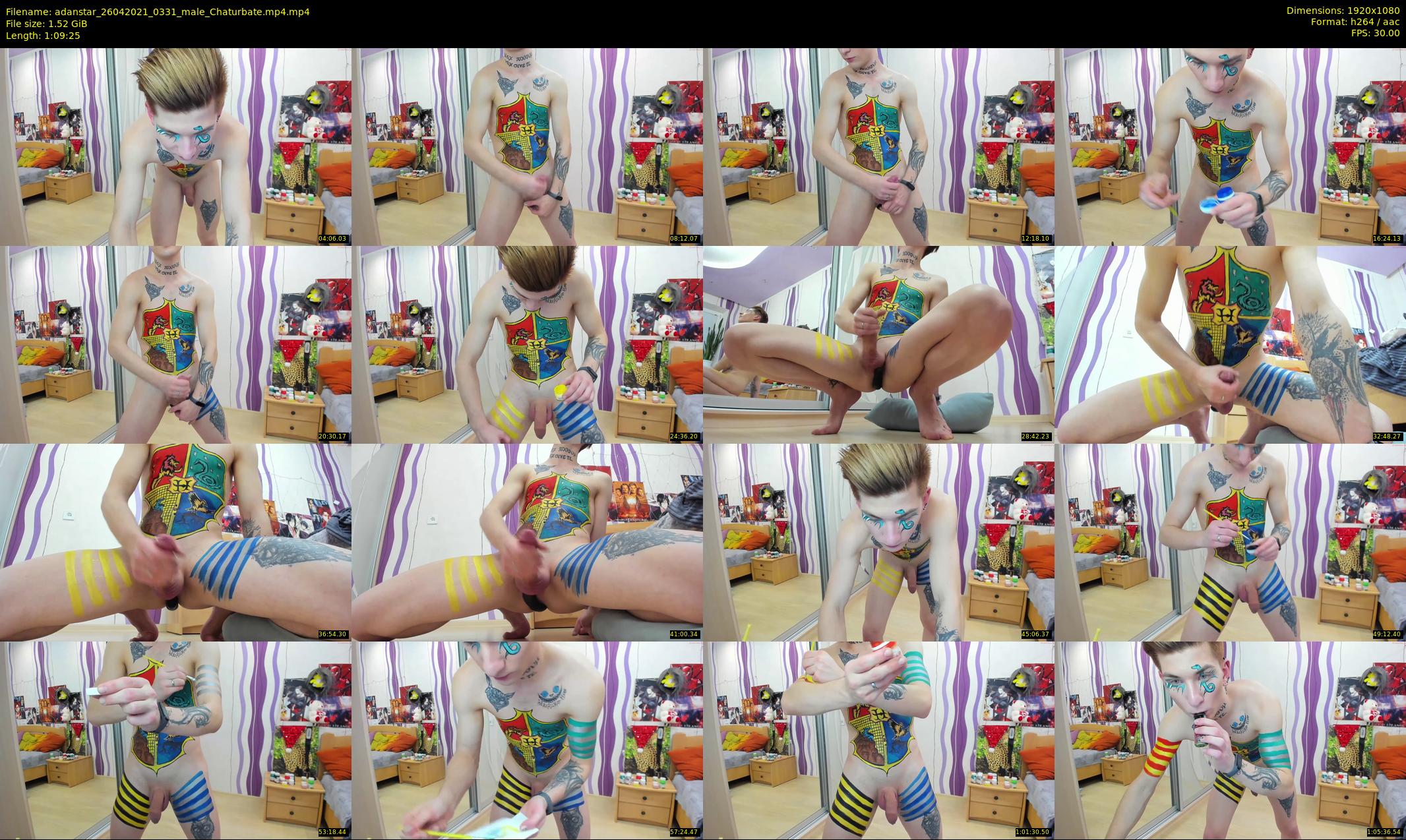 adanstar — 70 minute Chaturbate male cam show recording, 1080p, Apr 26, 2021