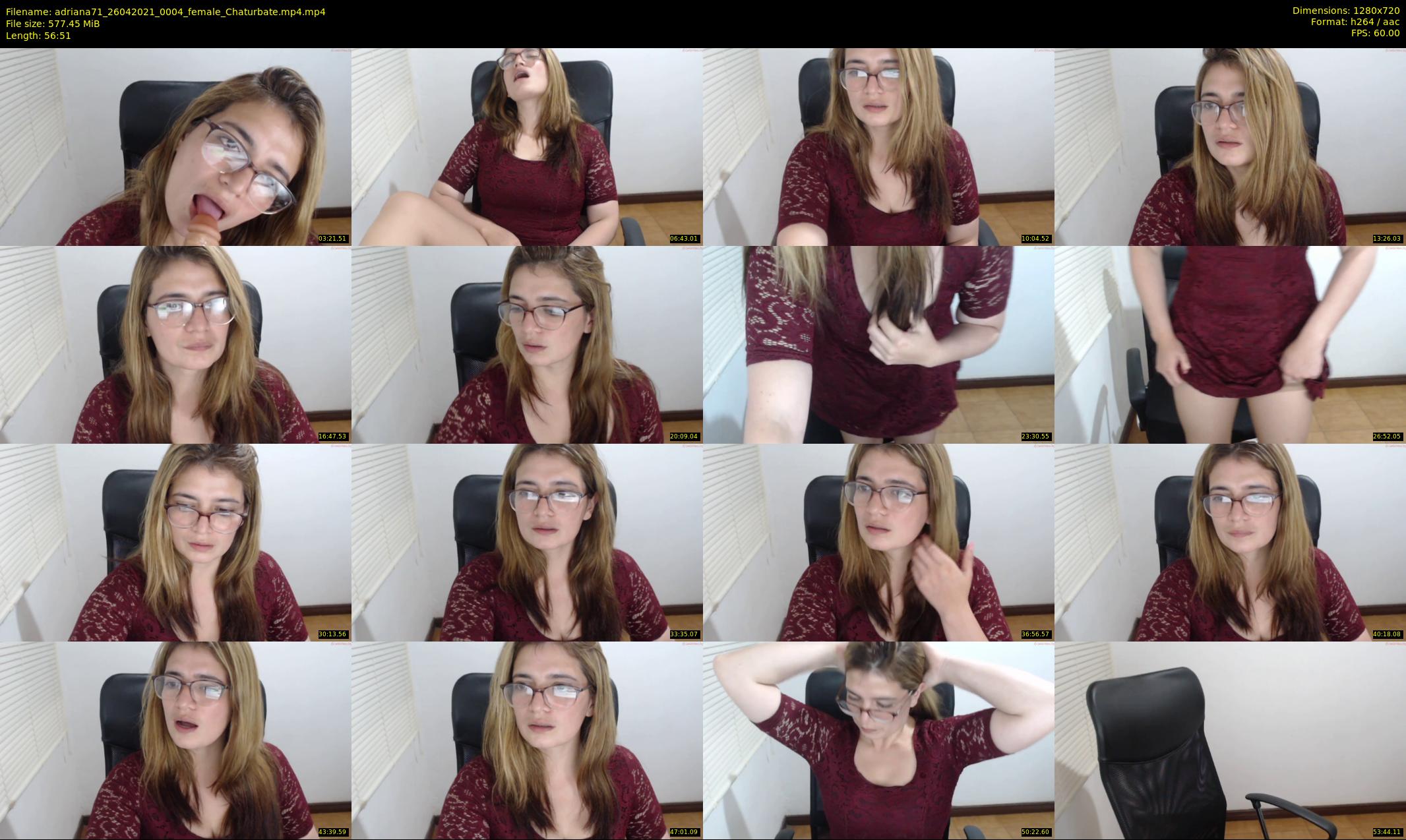 adriana71 — 57 minute Chaturbate couple cam show recording, 720p, Apr 26, 2021