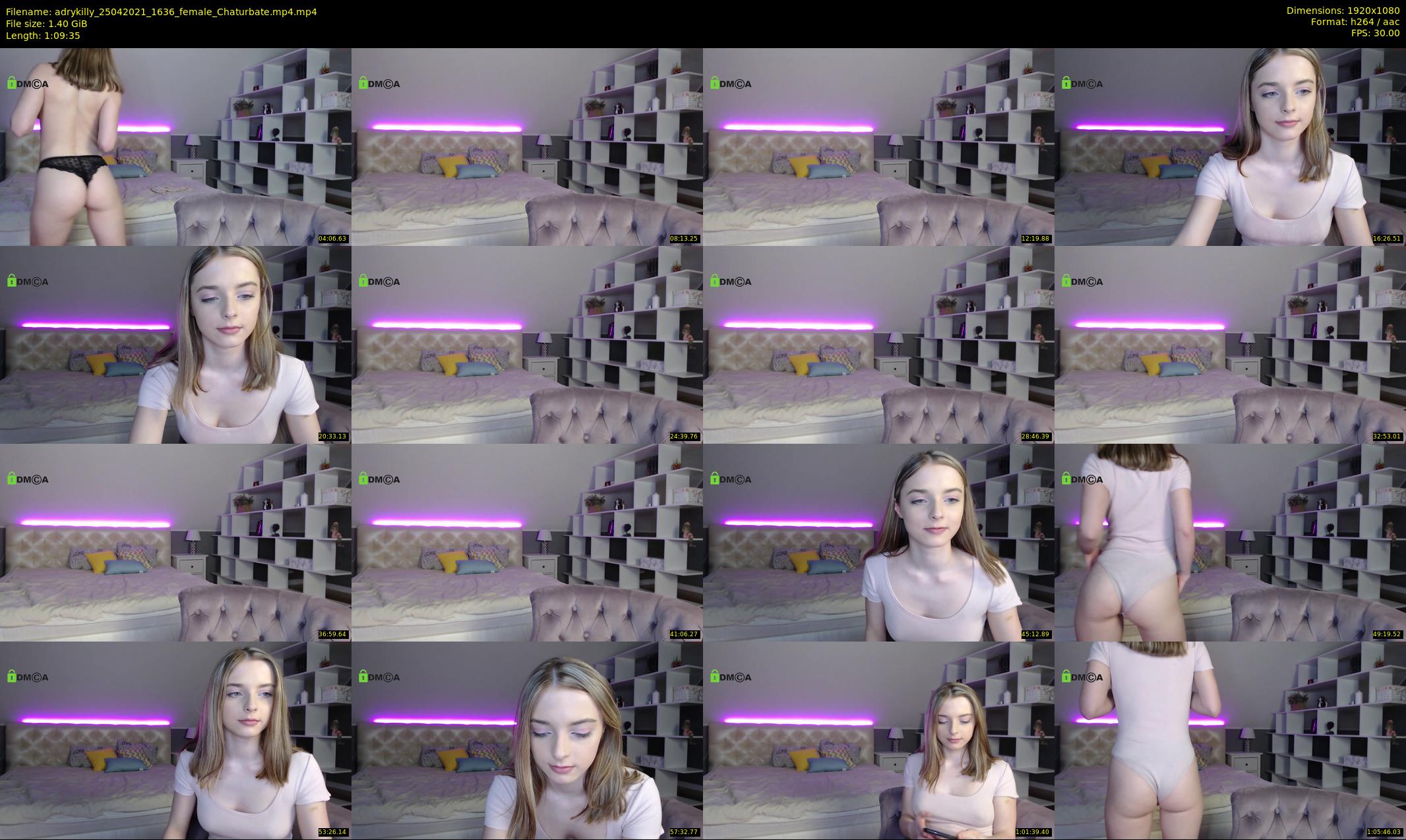 adrykilly — 70 minute Chaturbate female cam show recording, 1080p, Apr 25, 2021