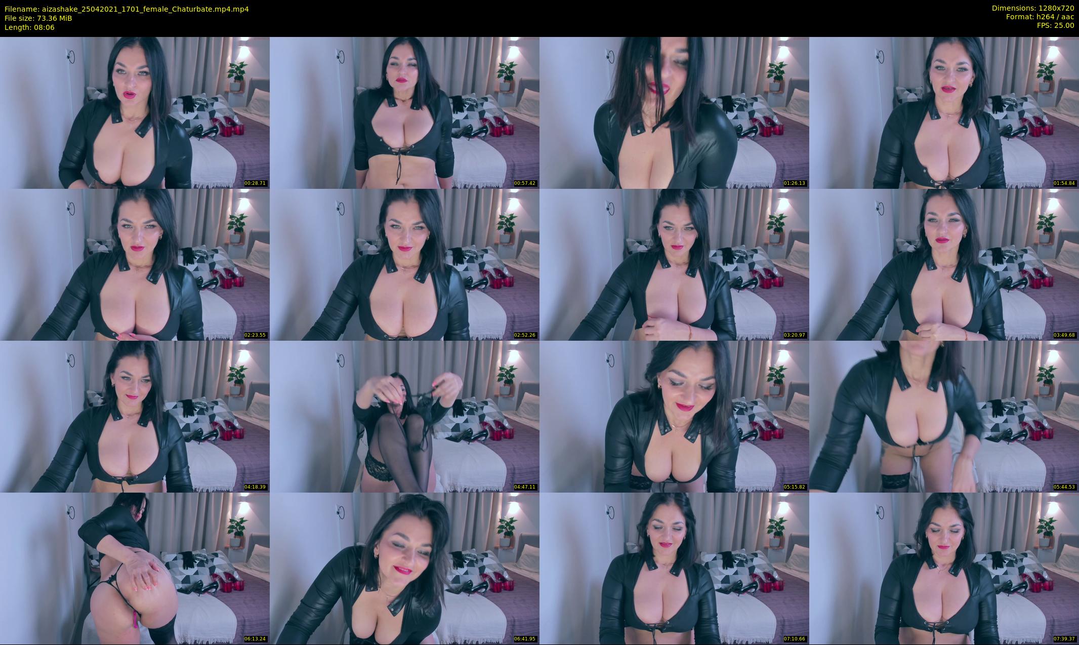 aizashake — 9 minute Chaturbate female cam show recording, 720p, Apr 25, 2021