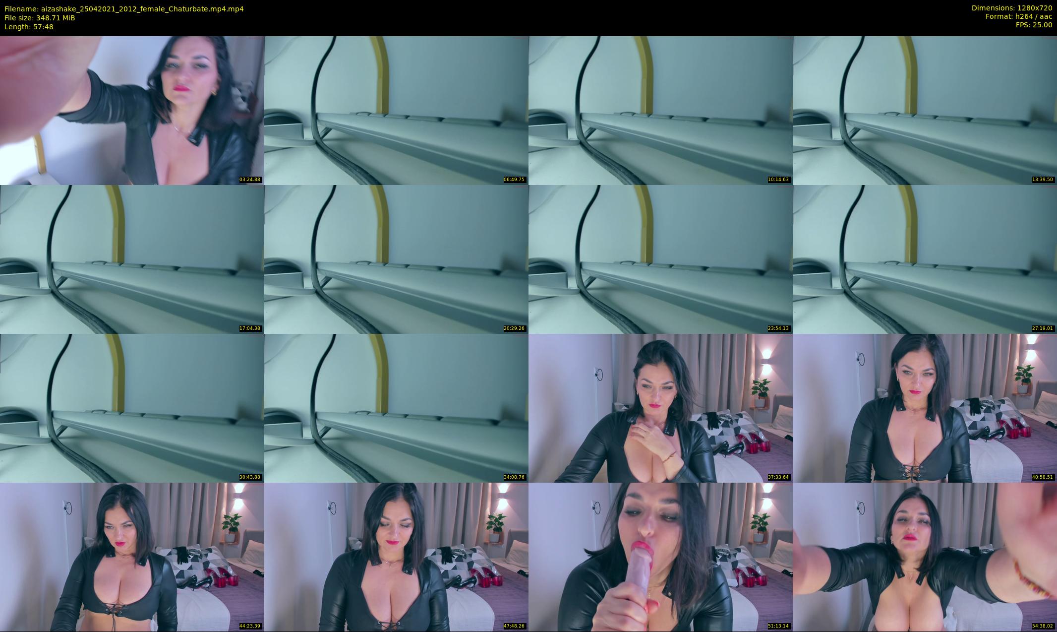 aizashake — 58 minute Chaturbate female cam show recording, 720p, Apr 25, 2021