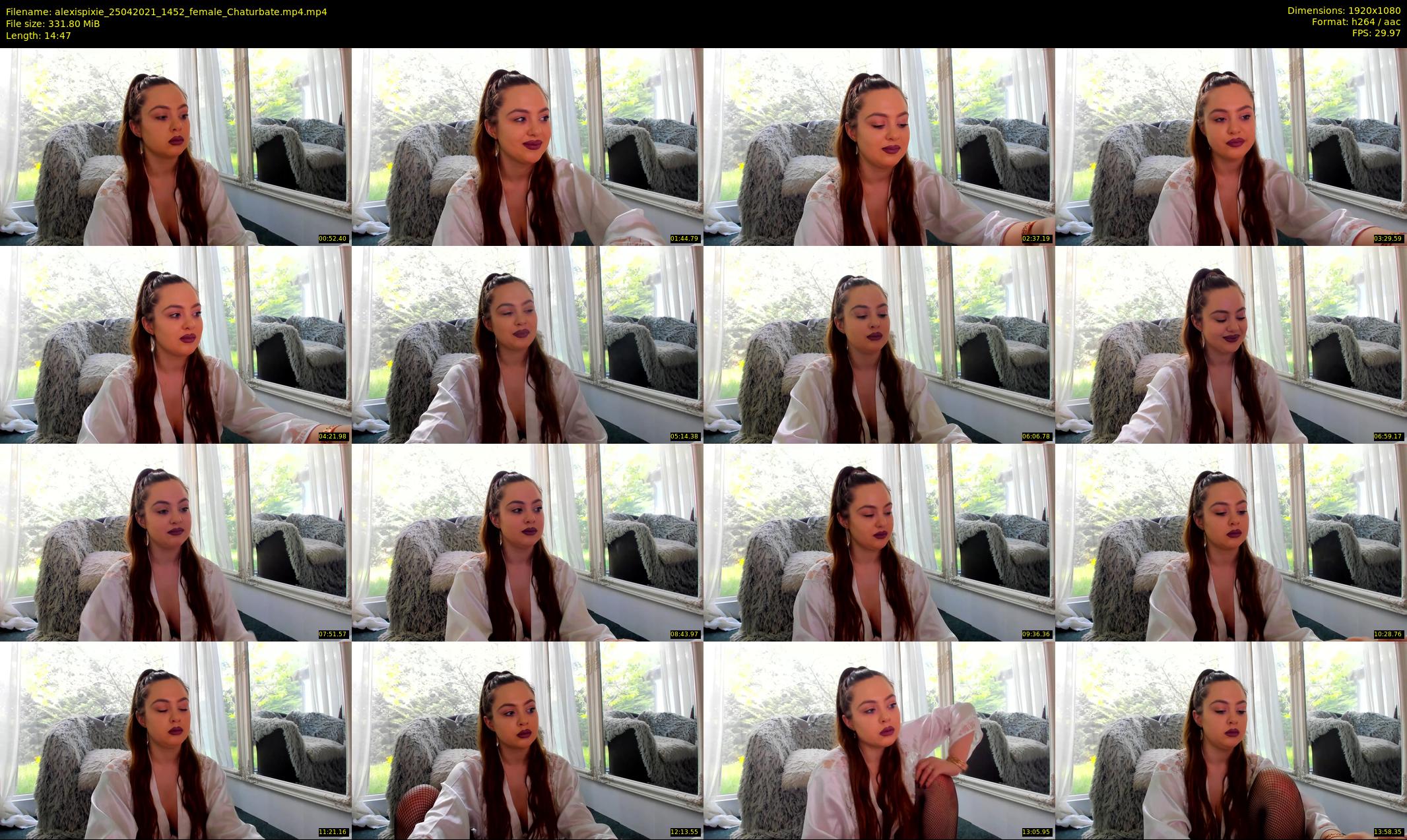 alexispixie — 15 minute Chaturbate female cam show recording, 1080p, Apr 25, 2021