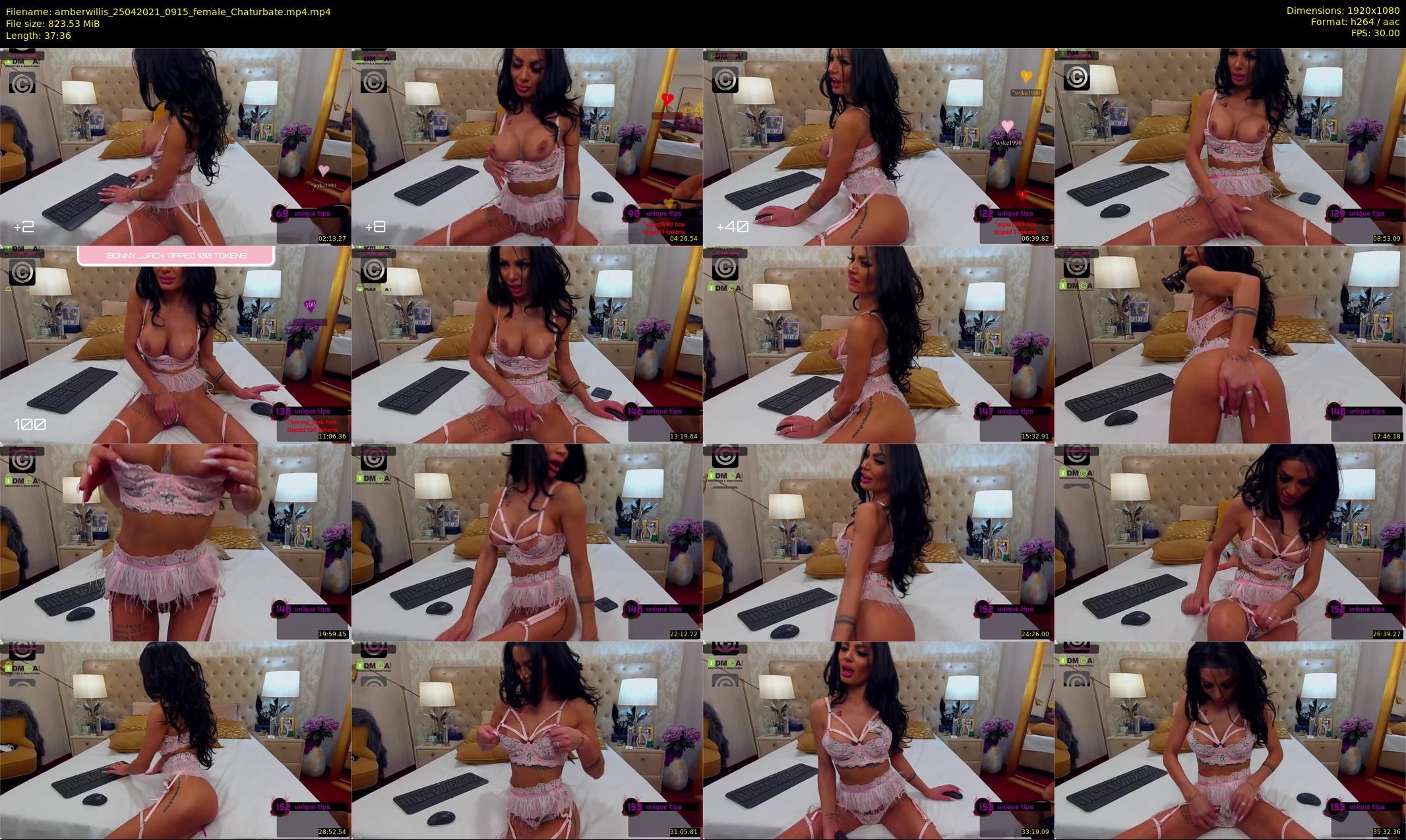 amberwillis — 38 minute Chaturbate female cam show recording, 1080p, Apr 25, 2021