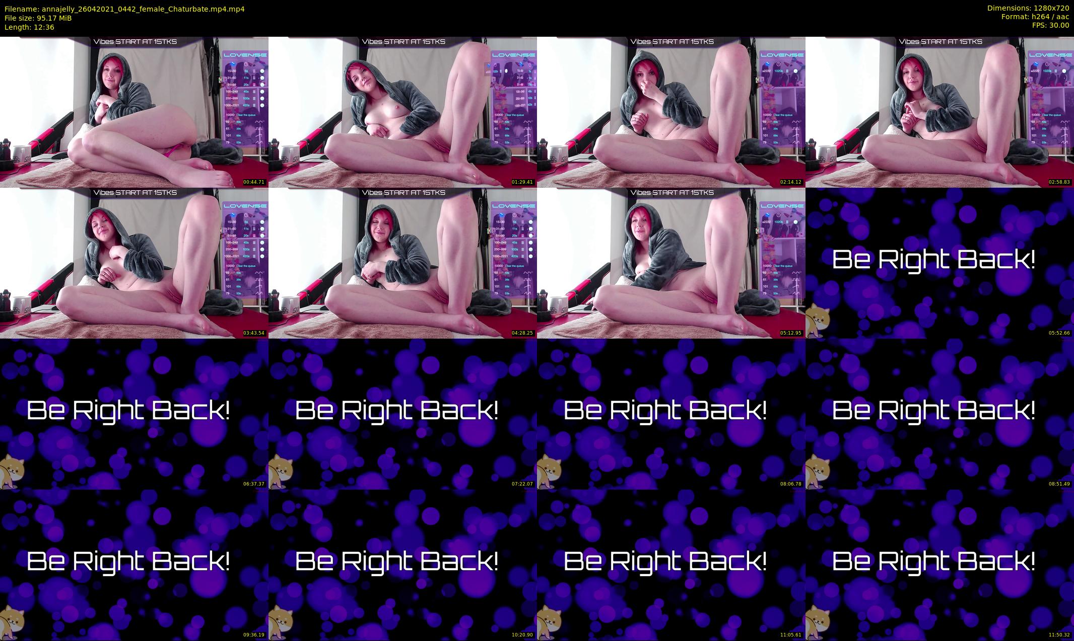 annajelly — 13 minute Chaturbate couple cam show recording, 720p, Apr 26, 2021