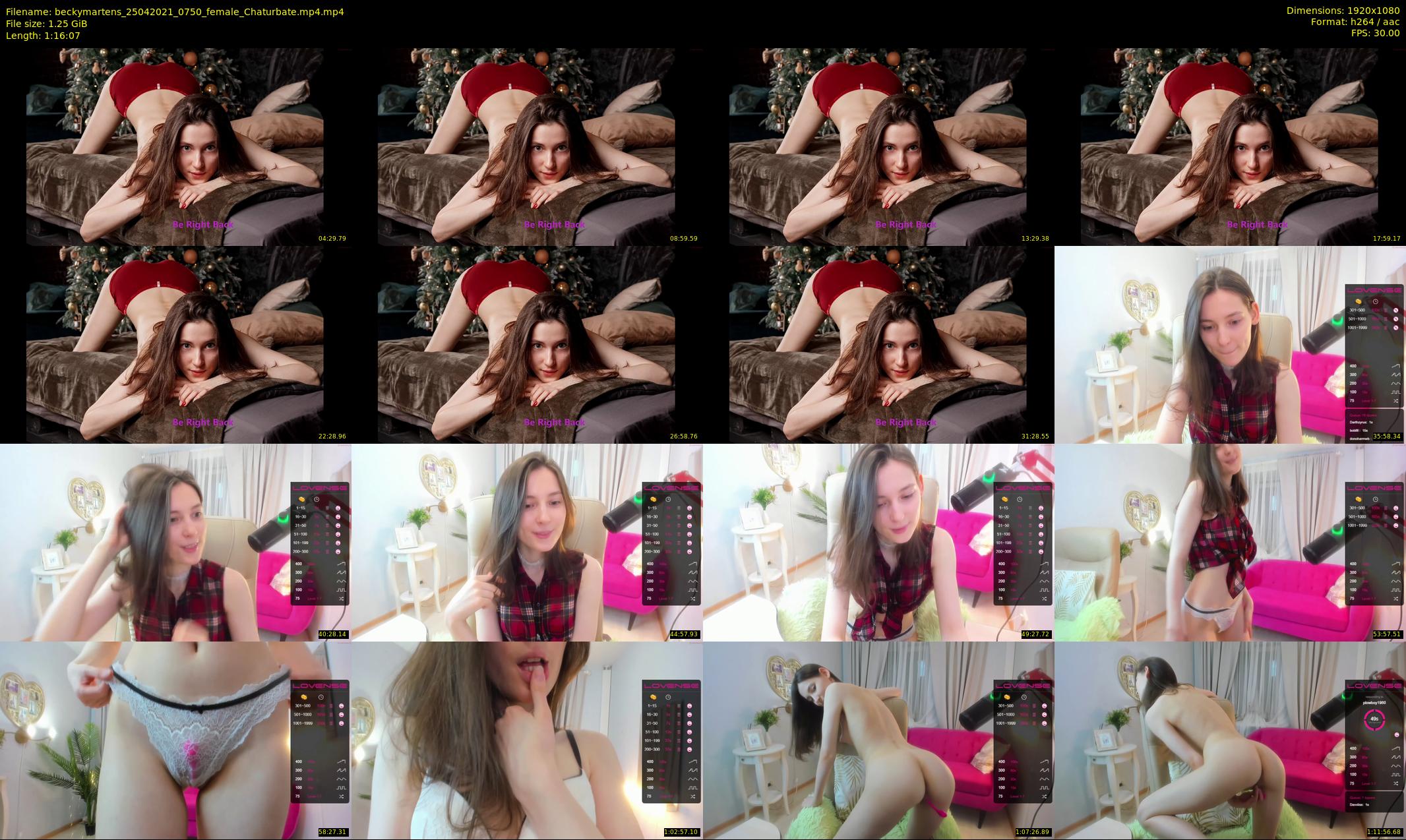 beckymartens — 77 minute Chaturbate female cam show recording, 1080p, Apr 25, 2021