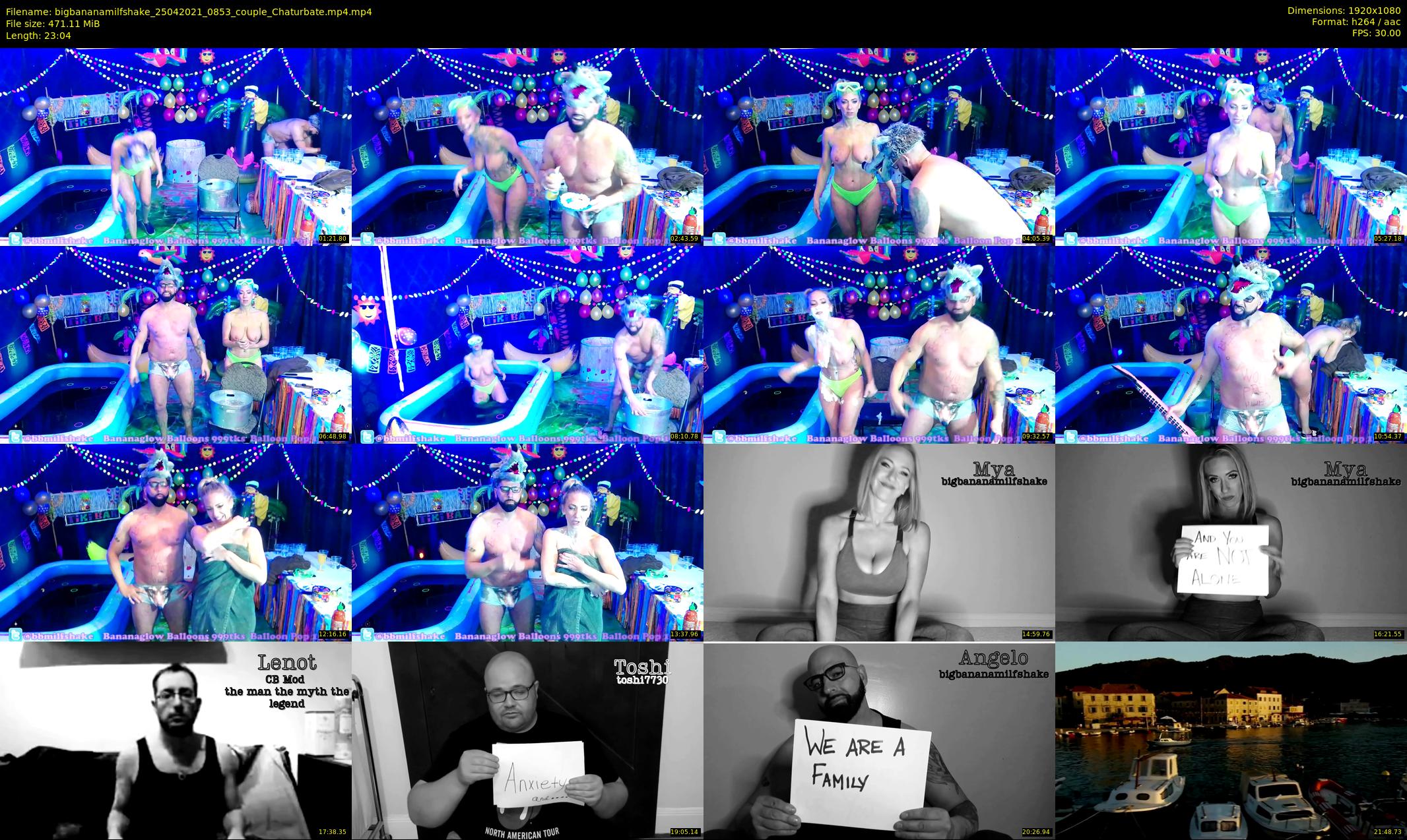 bigbananamilfshake — 24 minute Chaturbate couple cam show recording, 1080p, Apr 25, 2021