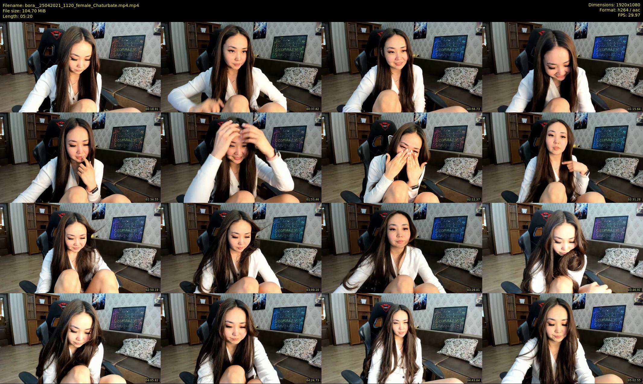 bora_ — 6 minute Chaturbate female cam show recording, 1080p, Apr 25, 2021