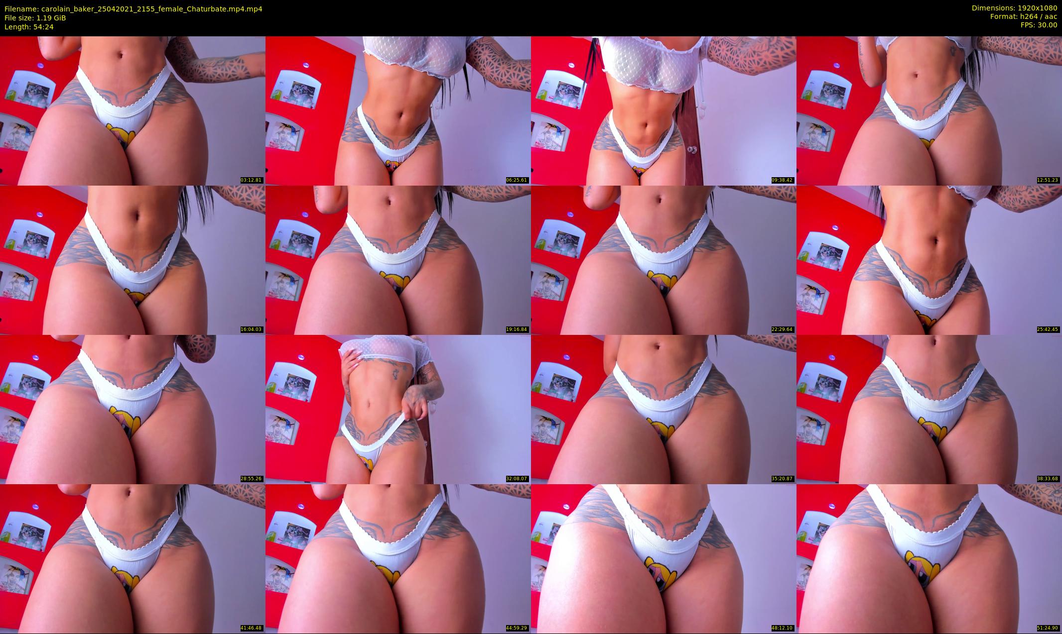 carolain_baker — 55 minute Chaturbate female cam show recording, 1080p, Apr 25, 2021