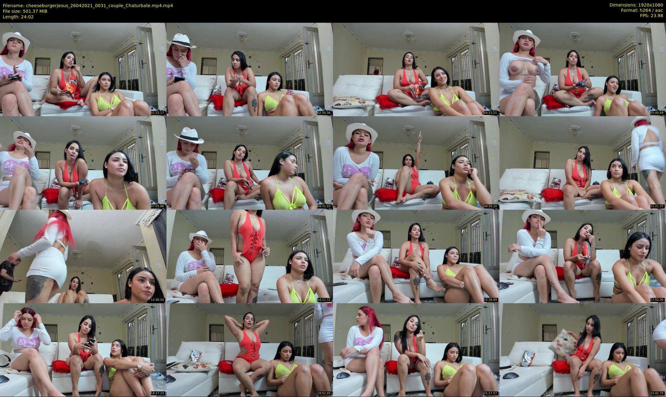 cheeseburgerjesus — 25 minute Chaturbate couple cam show recording, 1080p, Apr 26, 2021