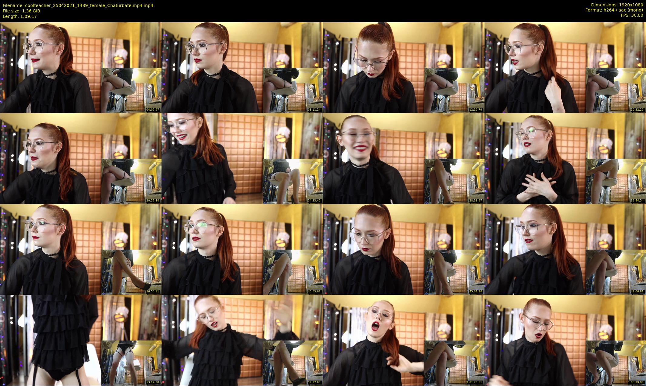 coolteacher — 70 minute Chaturbate female cam show recording, 1080p, Apr 25, 2021