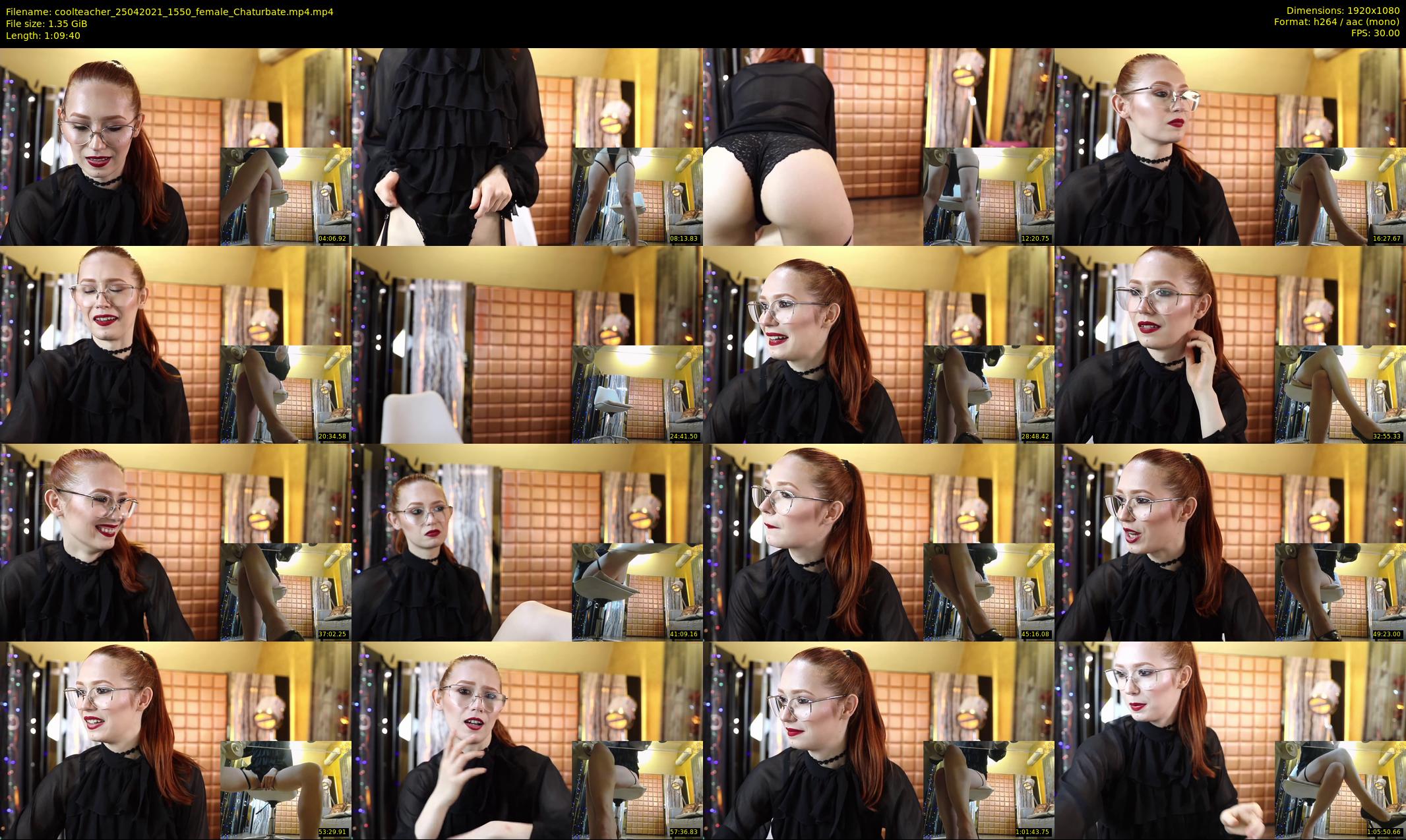 coolteacher — 70 minute Chaturbate female cam show recording, 1080p, Apr 25, 2021