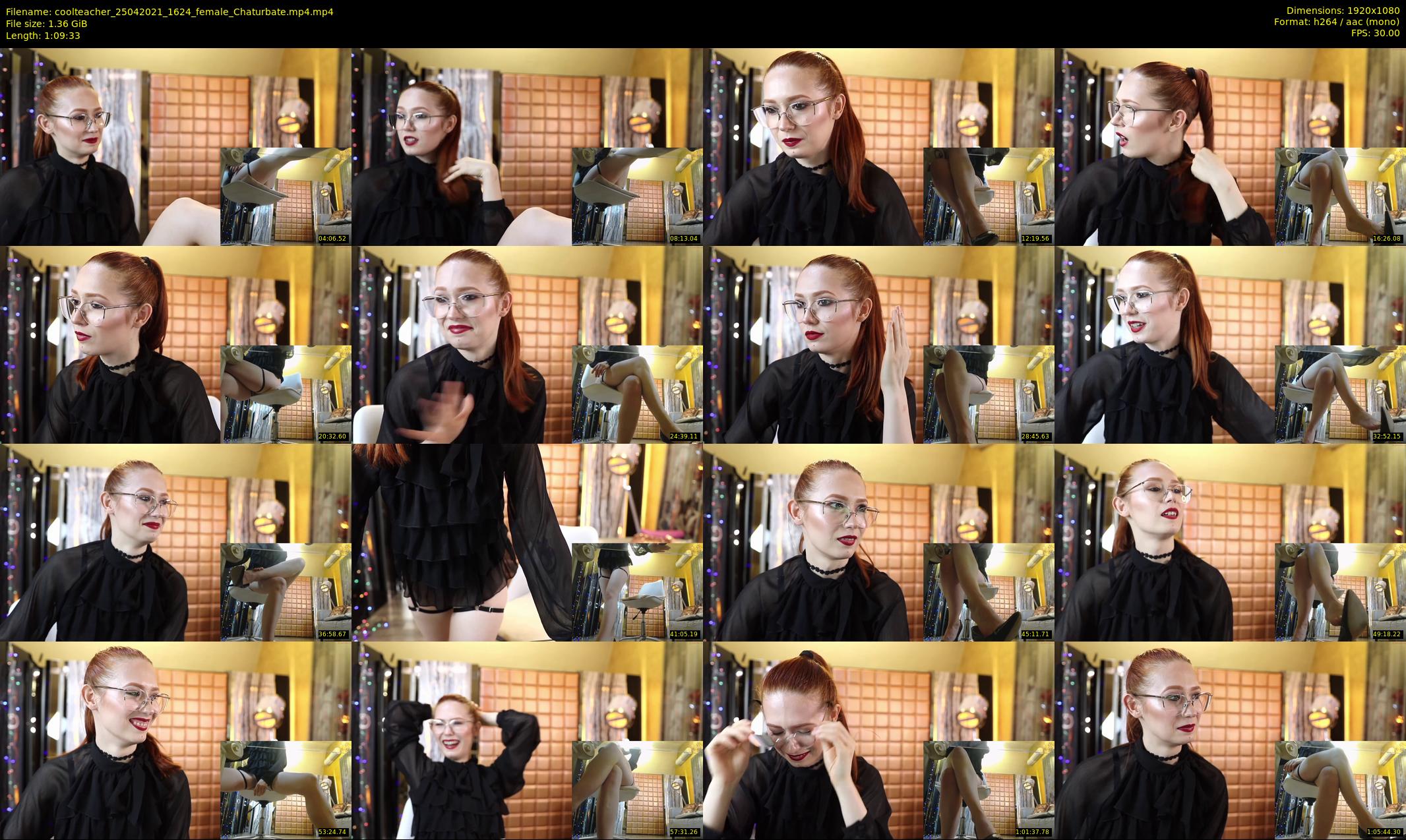 coolteacher — 70 minute Chaturbate female cam show recording, 1080p, Apr 25, 2021