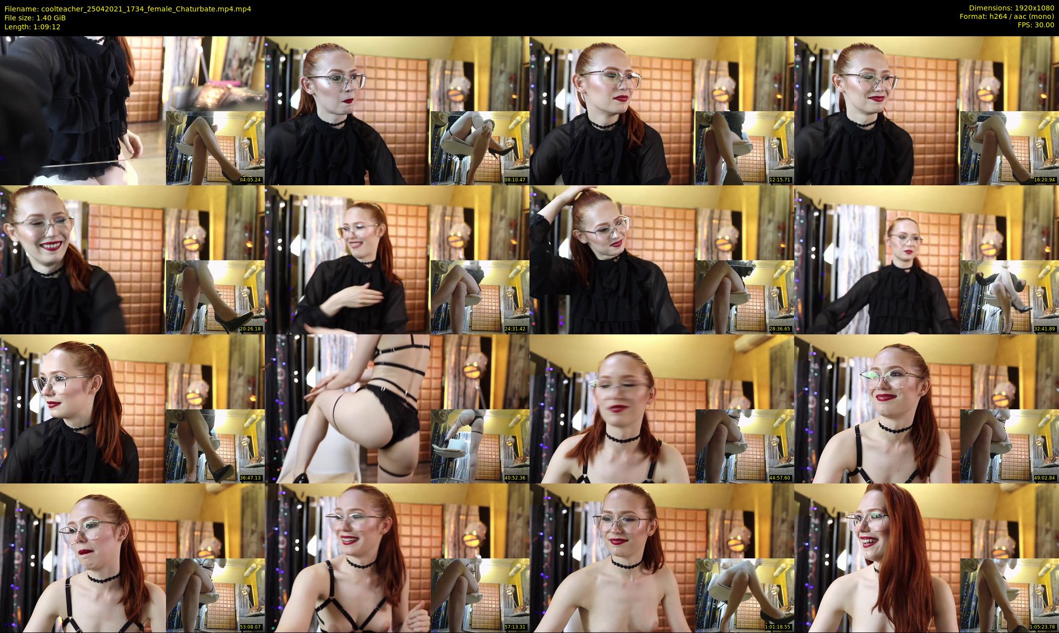 coolteacher — 70 minute Chaturbate female cam show recording, 1080p, Apr 25, 2021