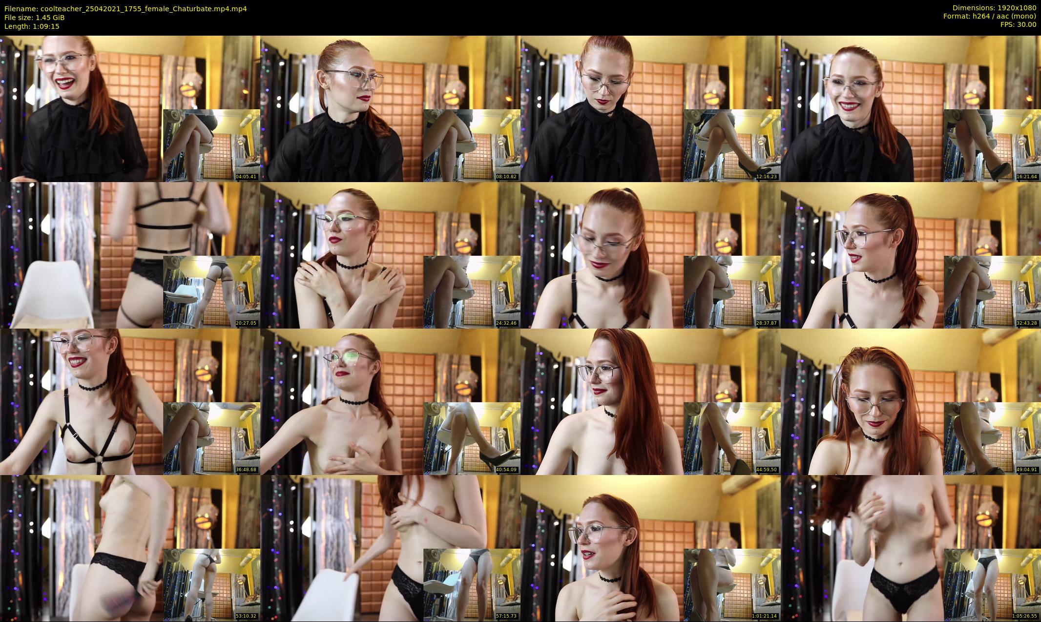 coolteacher — 70 minute Chaturbate female cam show recording, 1080p, Apr 25, 2021