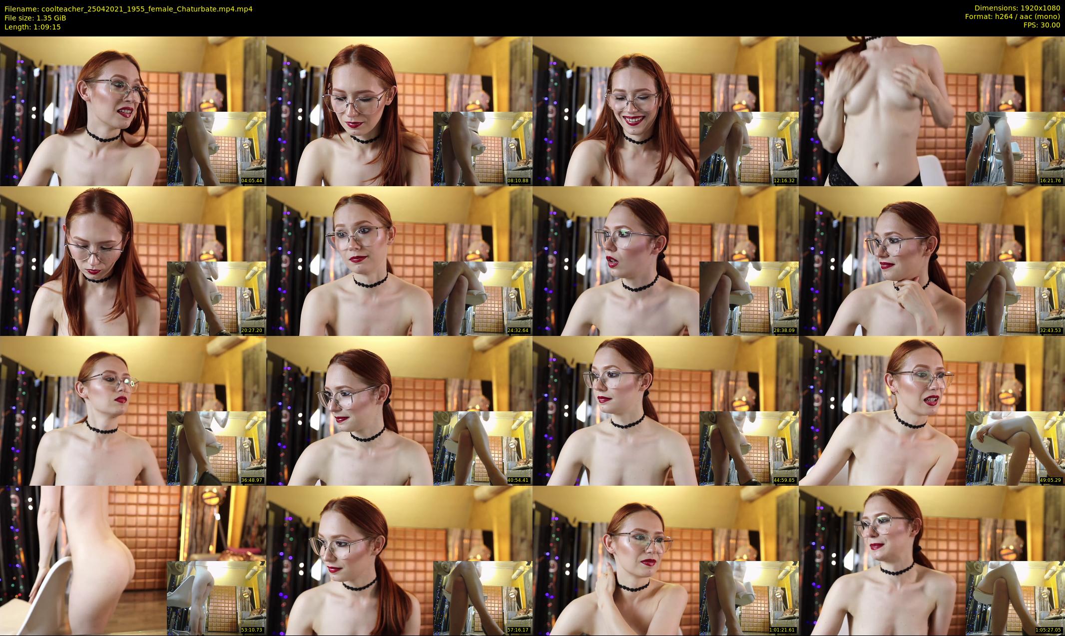coolteacher — 70 minute Chaturbate female cam show recording, 1080p, Apr 25, 2021