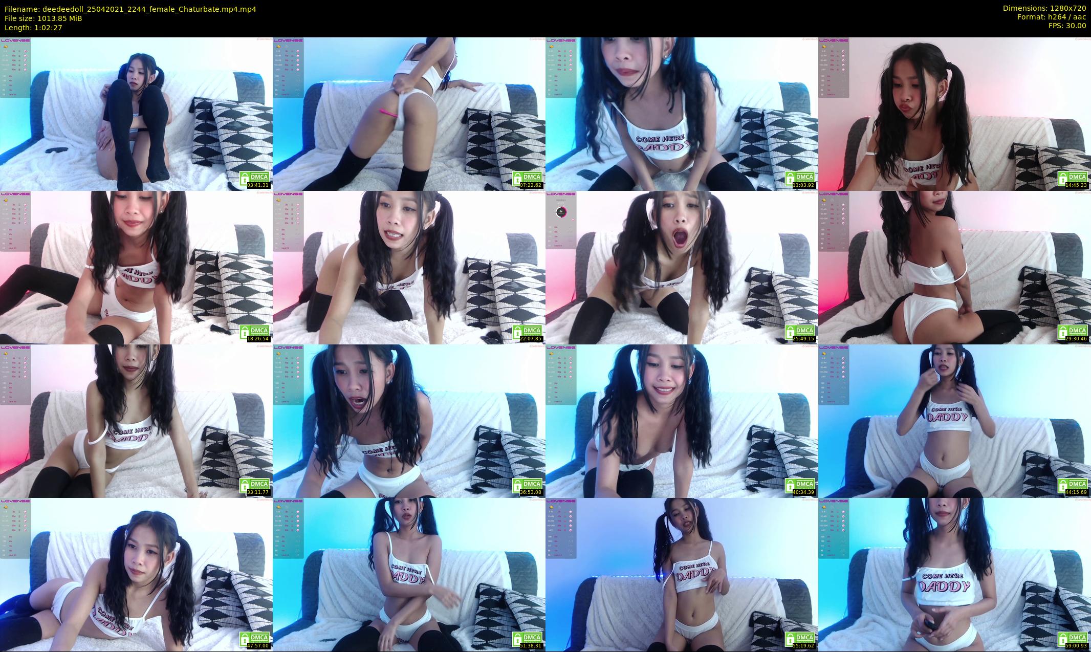 deedeedoll — 63 minute Chaturbate female cam show recording, 720p, Apr 25, 2021