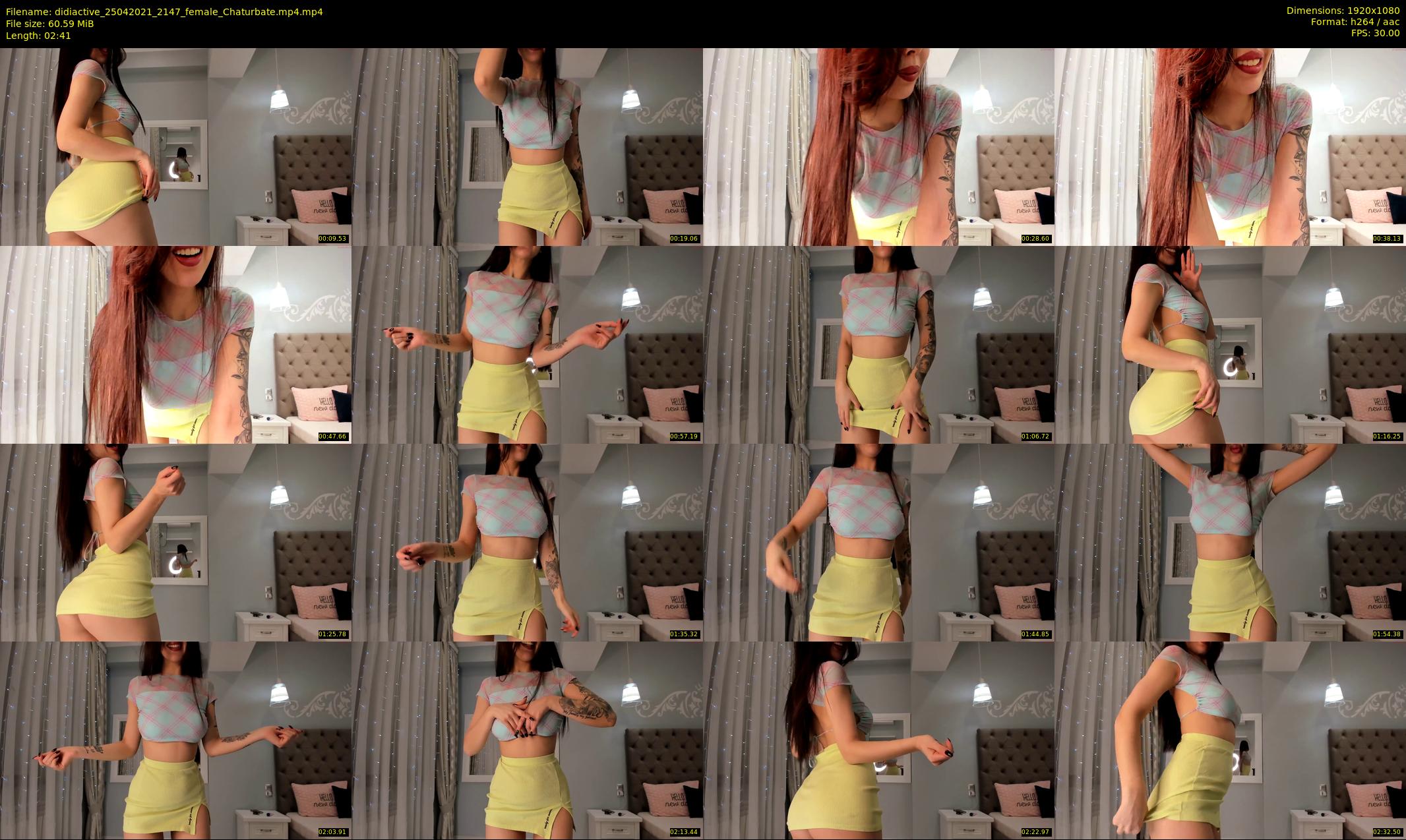 didiactive — 3 minute Chaturbate female cam show recording, 1080p, Apr 25, 2021