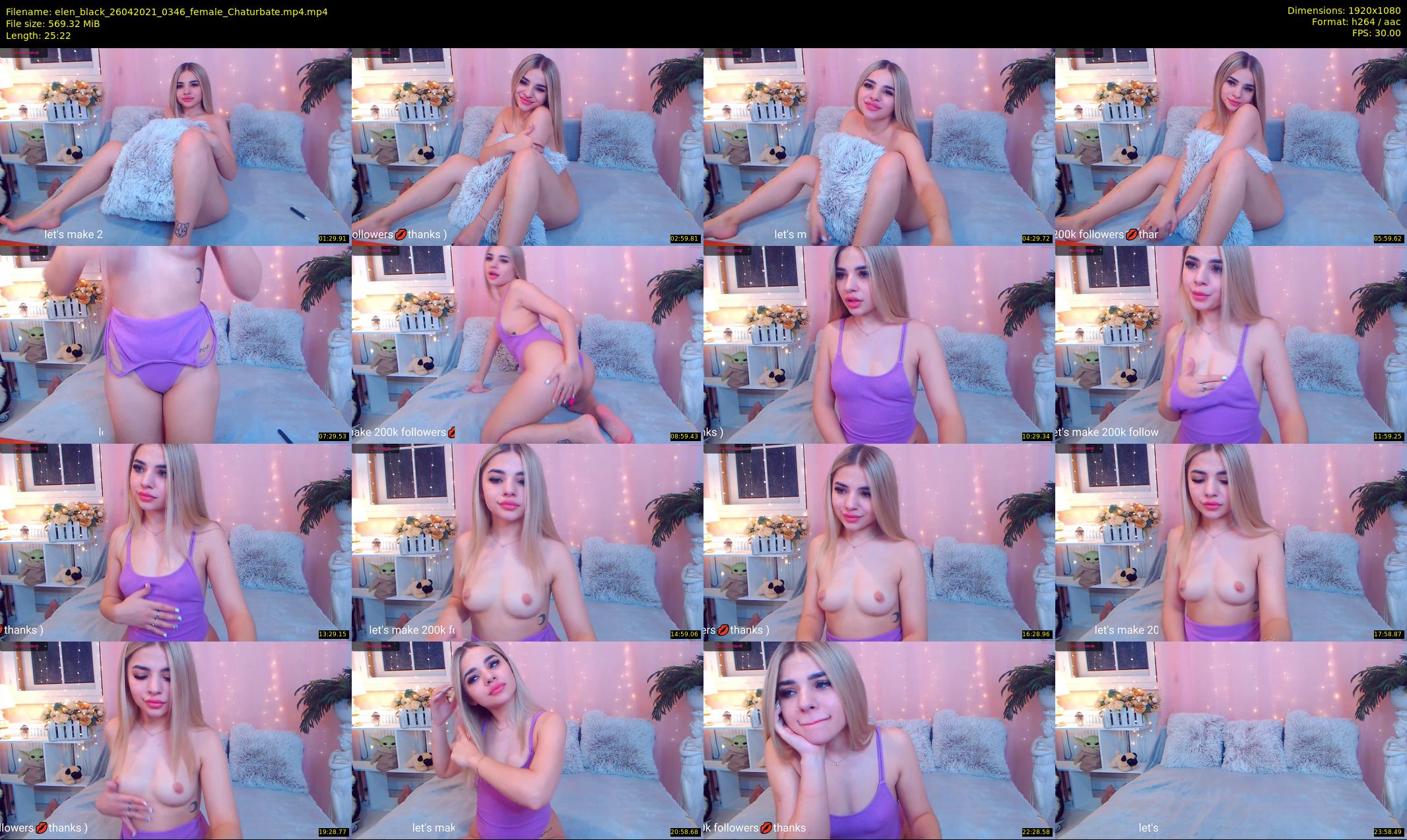 elen_black — 26 minute Chaturbate female cam show recording, 1080p, Apr 26, 2021