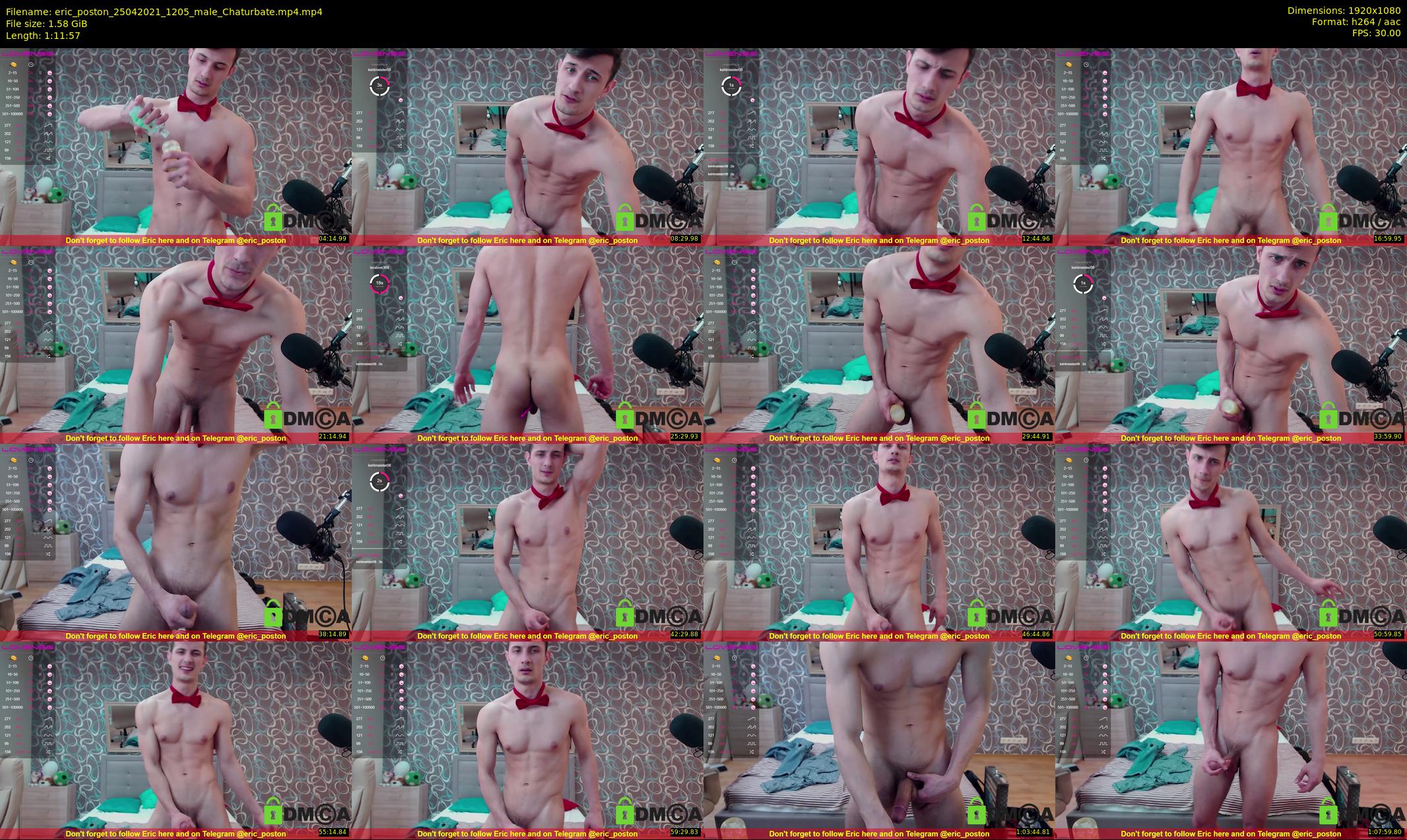 eric_poston — 72 minute Chaturbate male cam show recording, 1080p, Apr 25, 2021