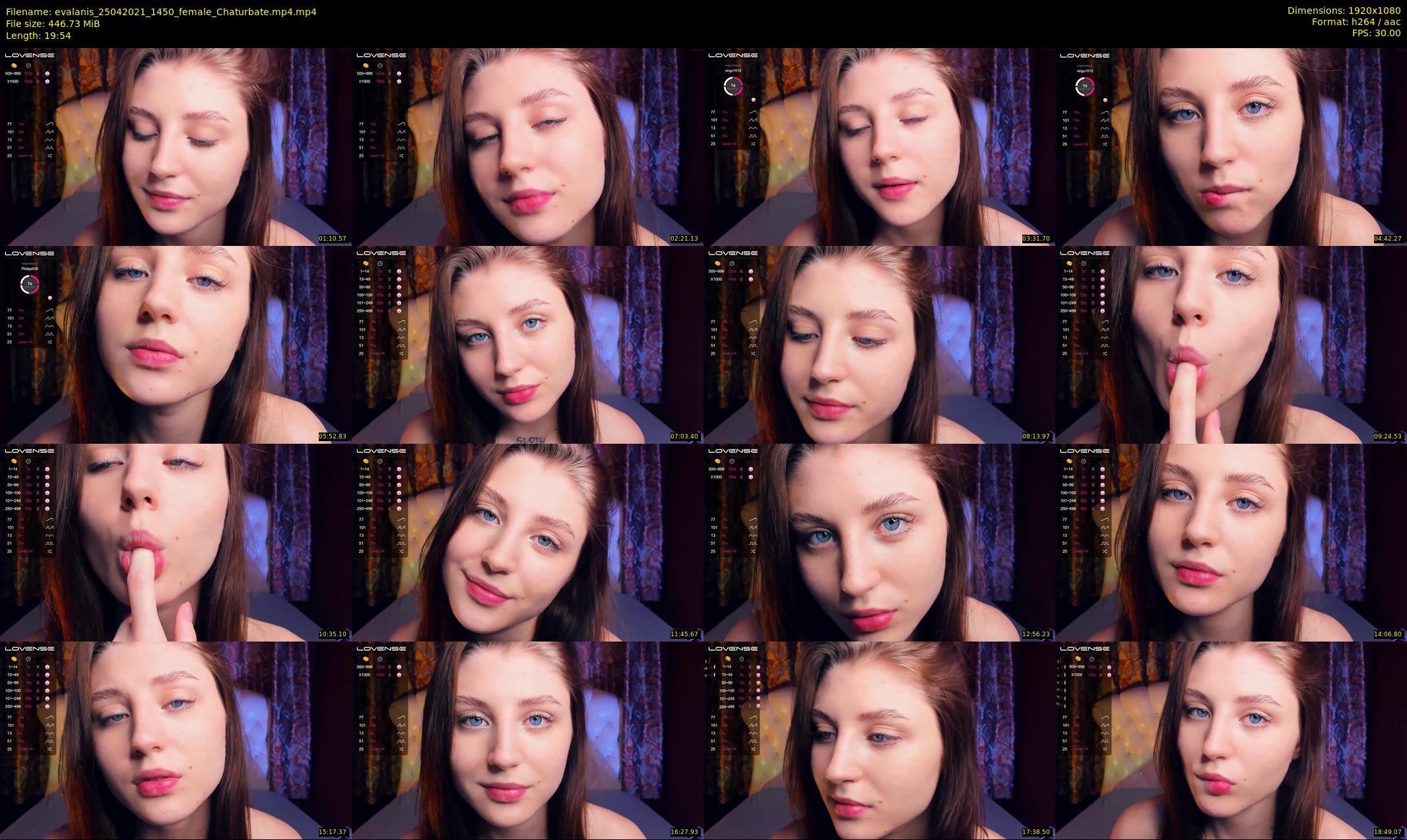 evalanis — 20 minute Chaturbate couple cam show recording, 1080p, Apr 25, 2021