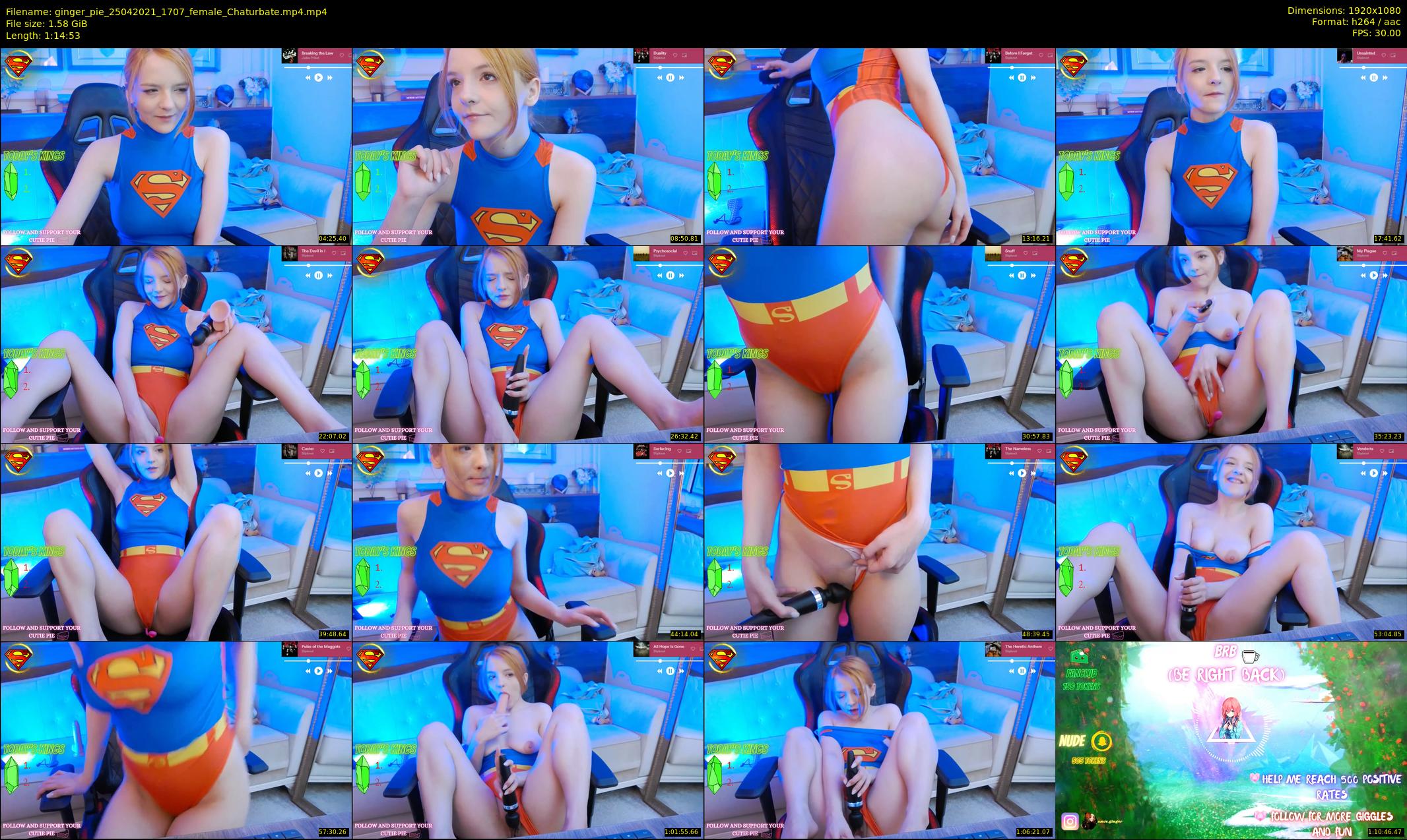 ginger_pie — 75 minute Chaturbate female cam show recording, 1080p, Apr 25, 2021