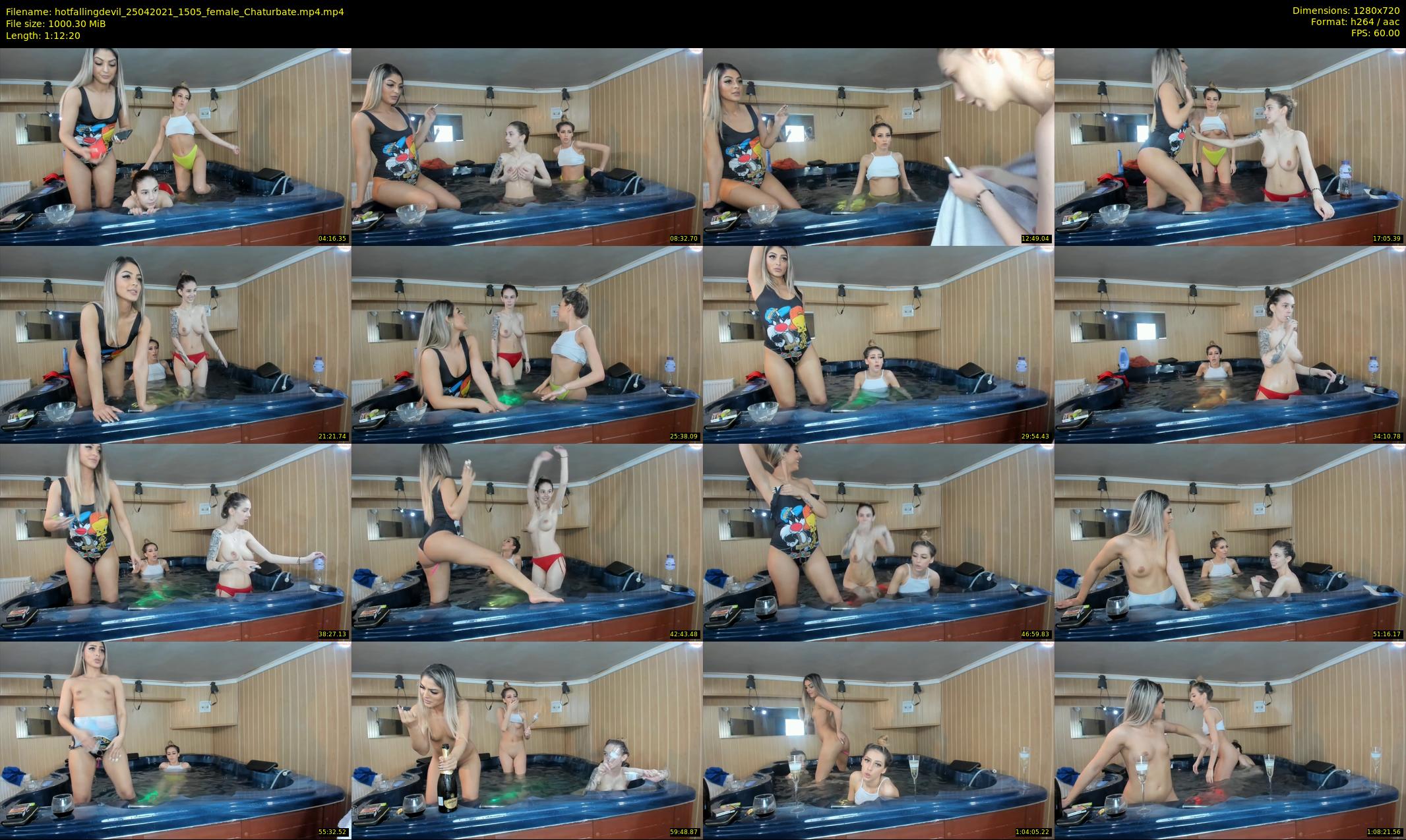 hotfallingdevil — 73 minute Chaturbate female cam show recording, 720p, Apr 25, 2021