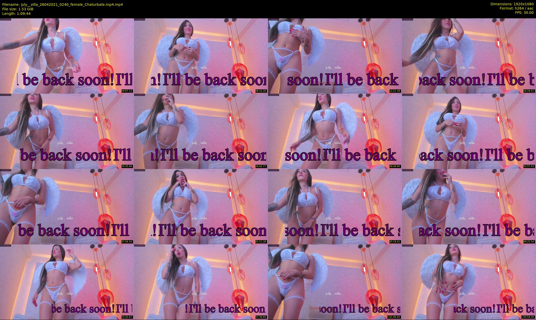 july__villa — 70 minute Chaturbate female cam show recording, 1080p, Apr 26, 2021