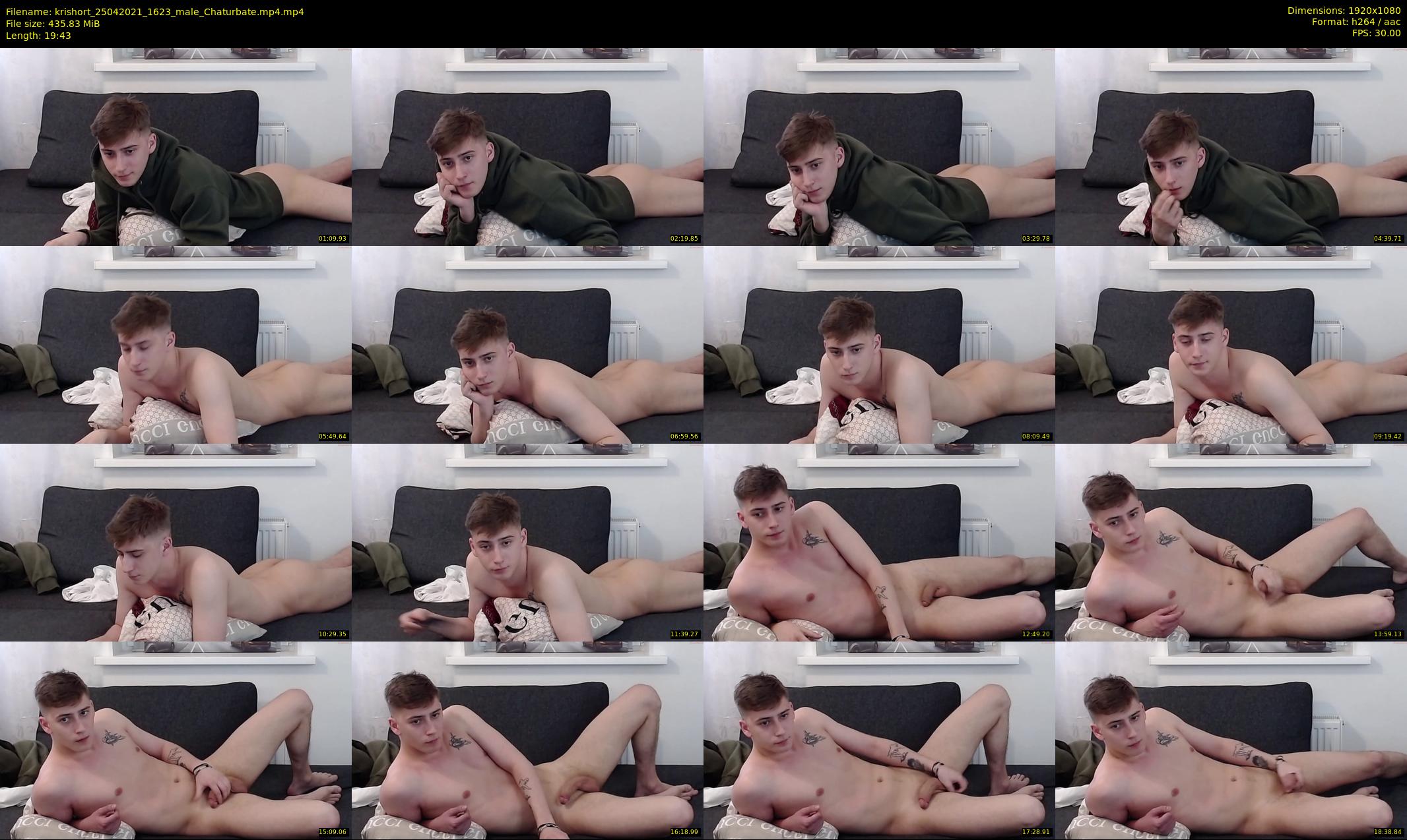 krishort — 20 minute Chaturbate male cam show recording, 1080p, Apr 25, 2021
