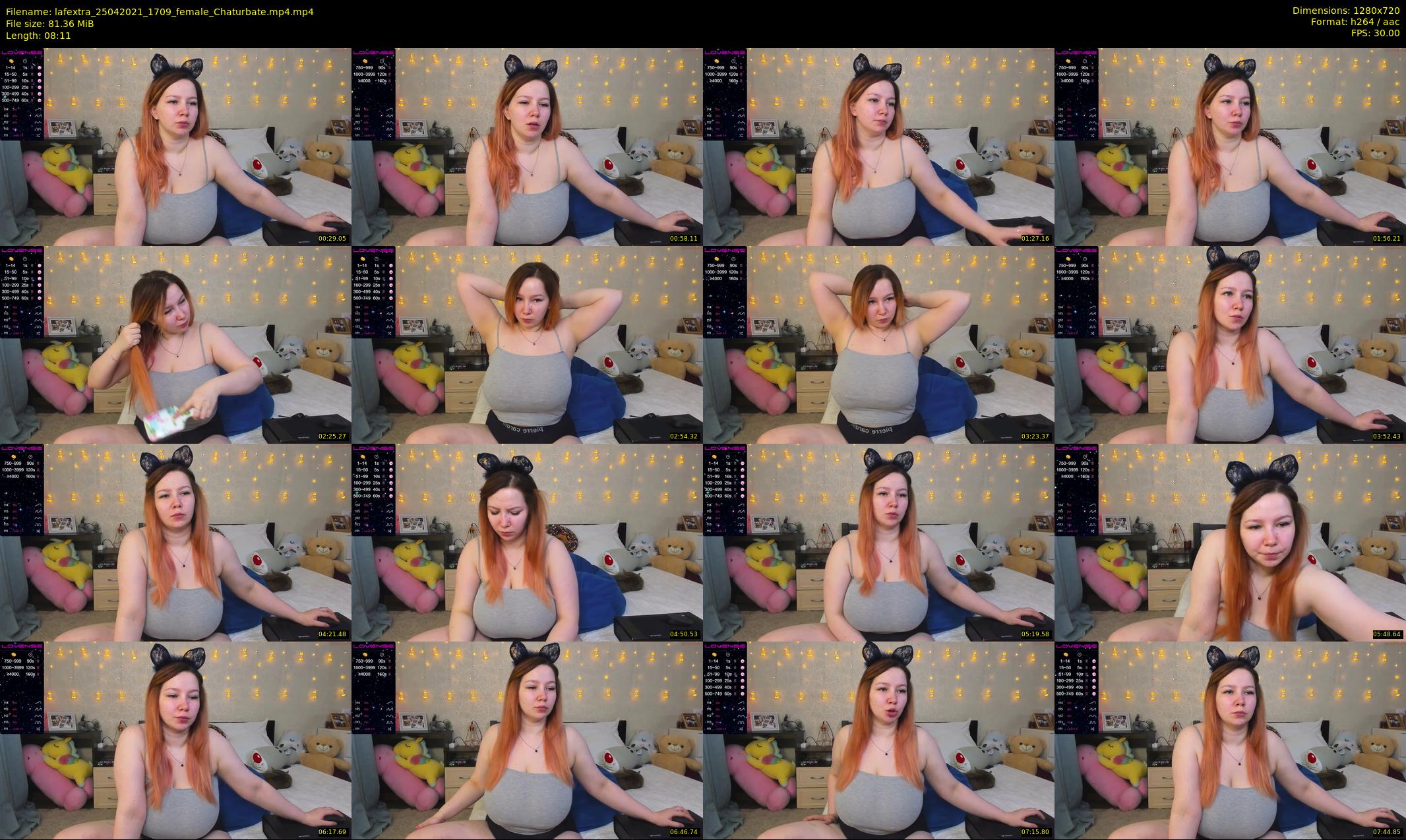 lafextra — 9 minute Chaturbate female cam show recording, 720p, Apr 25, 2021