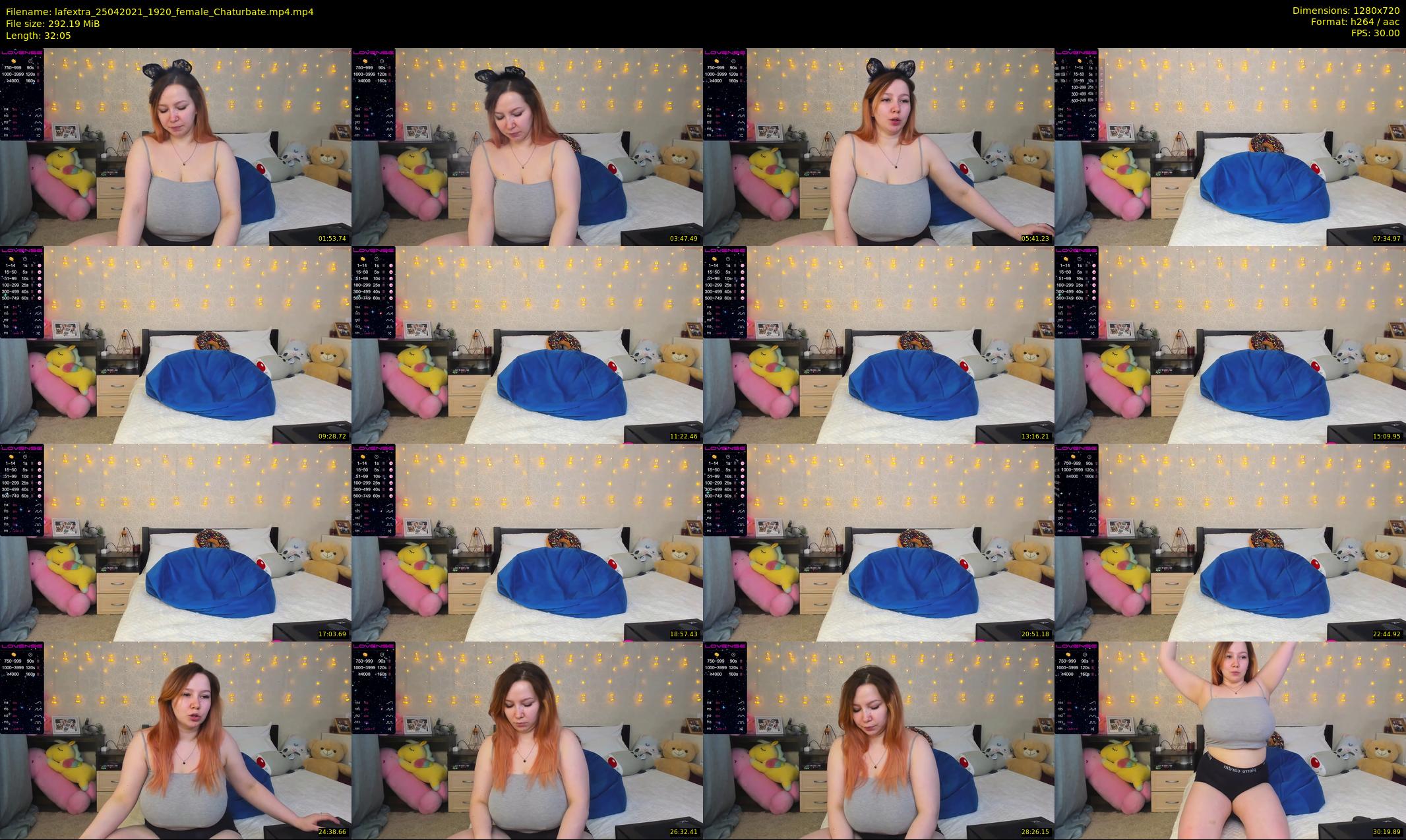 lafextra — 33 minute Chaturbate female cam show recording, 720p, Apr 25, 2021