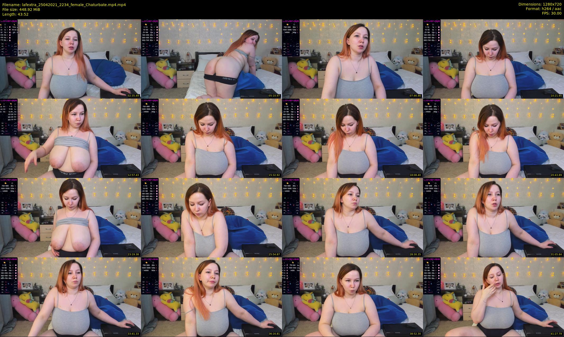 lafextra — 44 minute Chaturbate female cam show recording, 720p, Apr 25, 2021