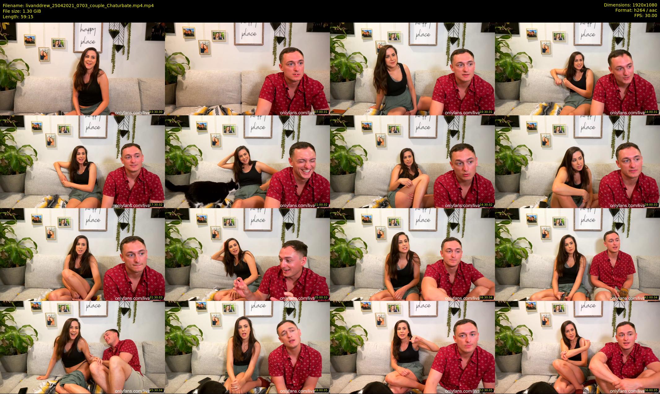 livanddrew — 60 minute Chaturbate couple cam show recording, 1080p, Apr 25, 2021