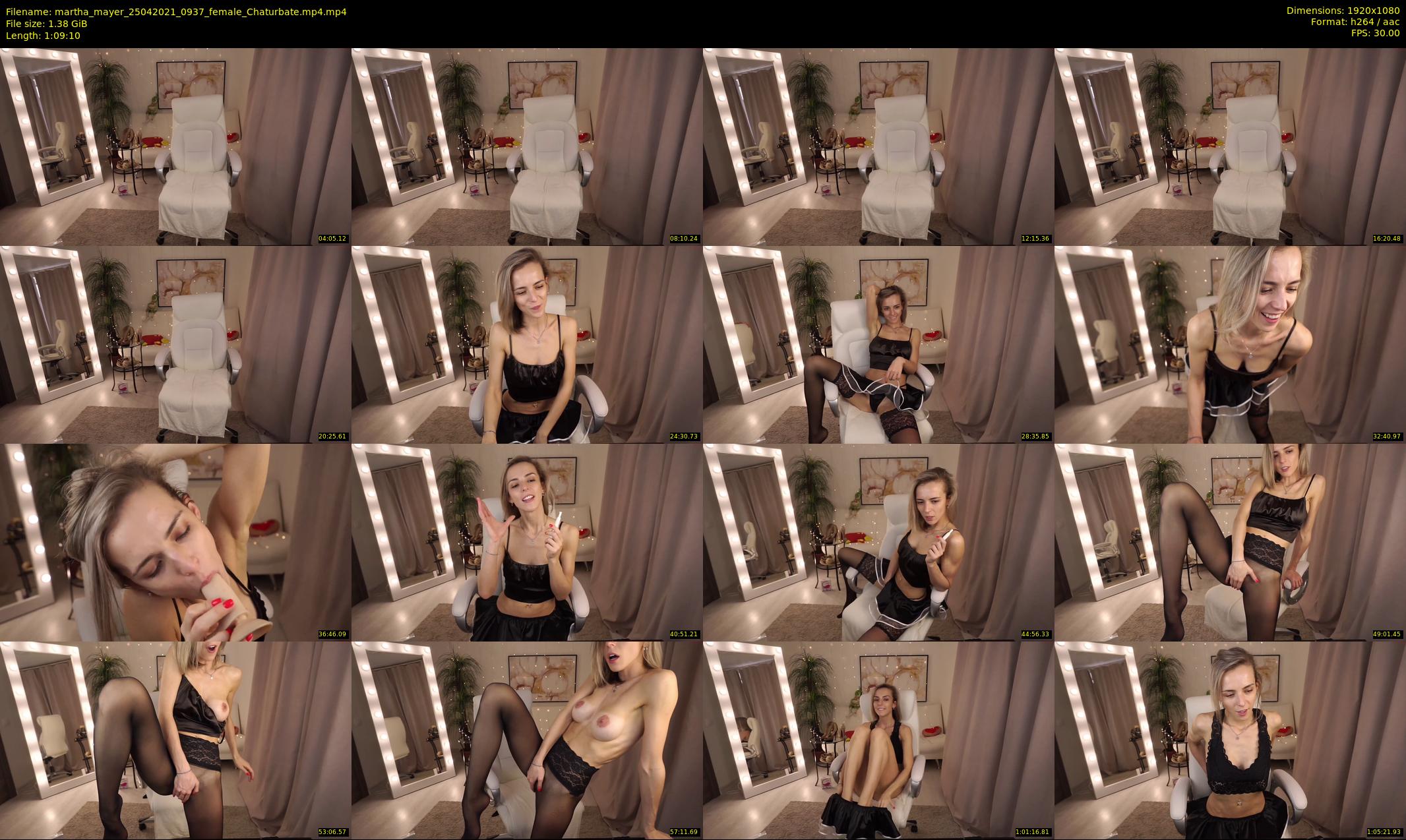 martha_mayer — 70 minute Chaturbate female cam show recording, 1080p, Apr 25, 2021