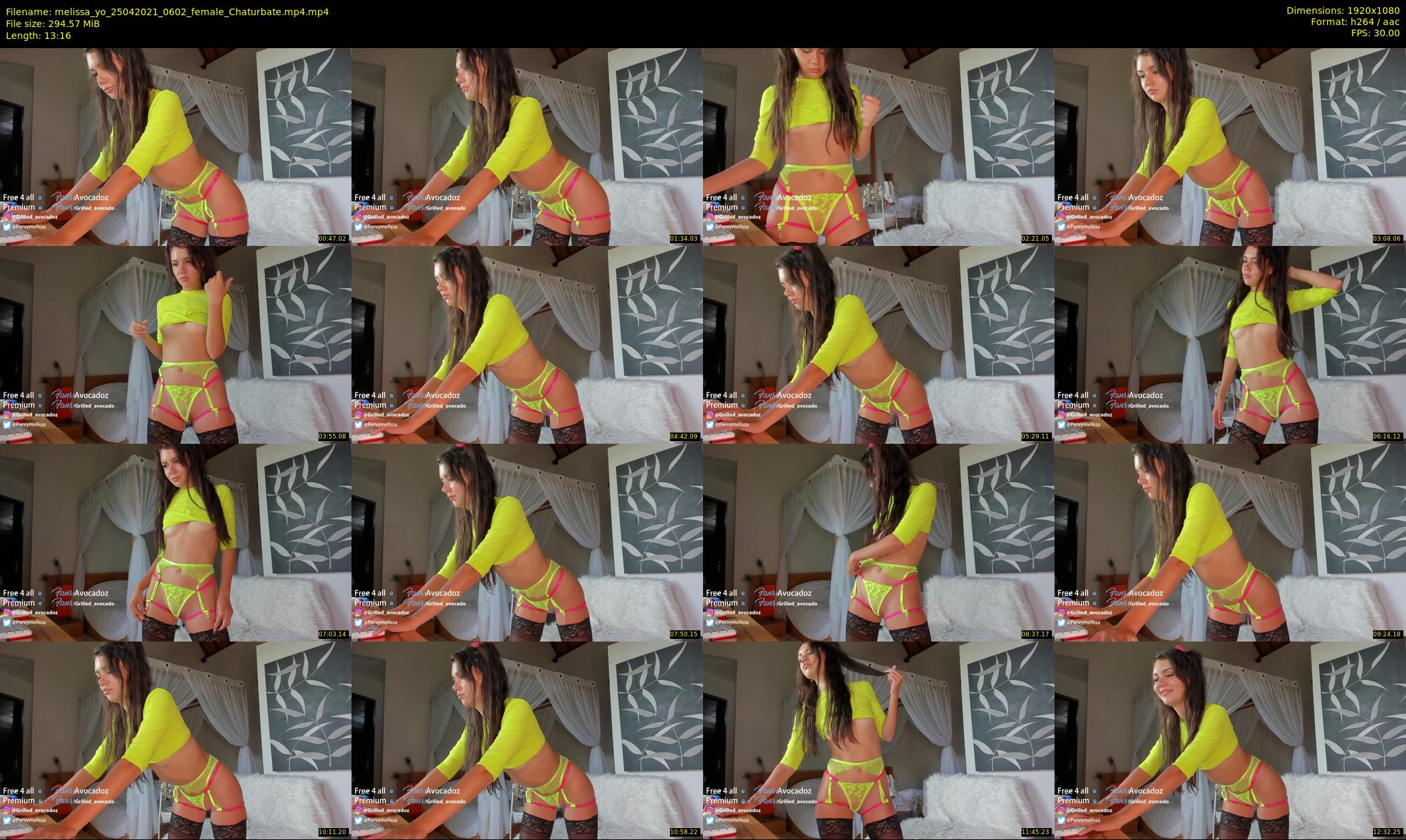 melissa_yo — 14 minute Chaturbate female cam show recording, 1080p, Apr 25, 2021