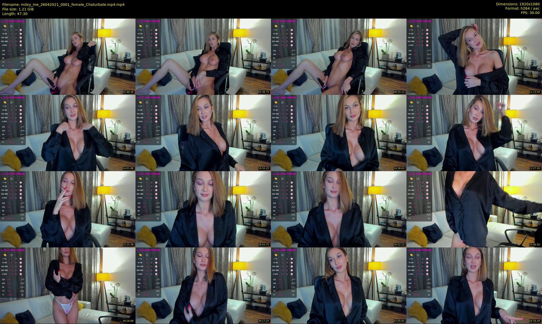 miley_me — 48 minute Chaturbate female cam show recording, 1080p, Apr 26, 2021