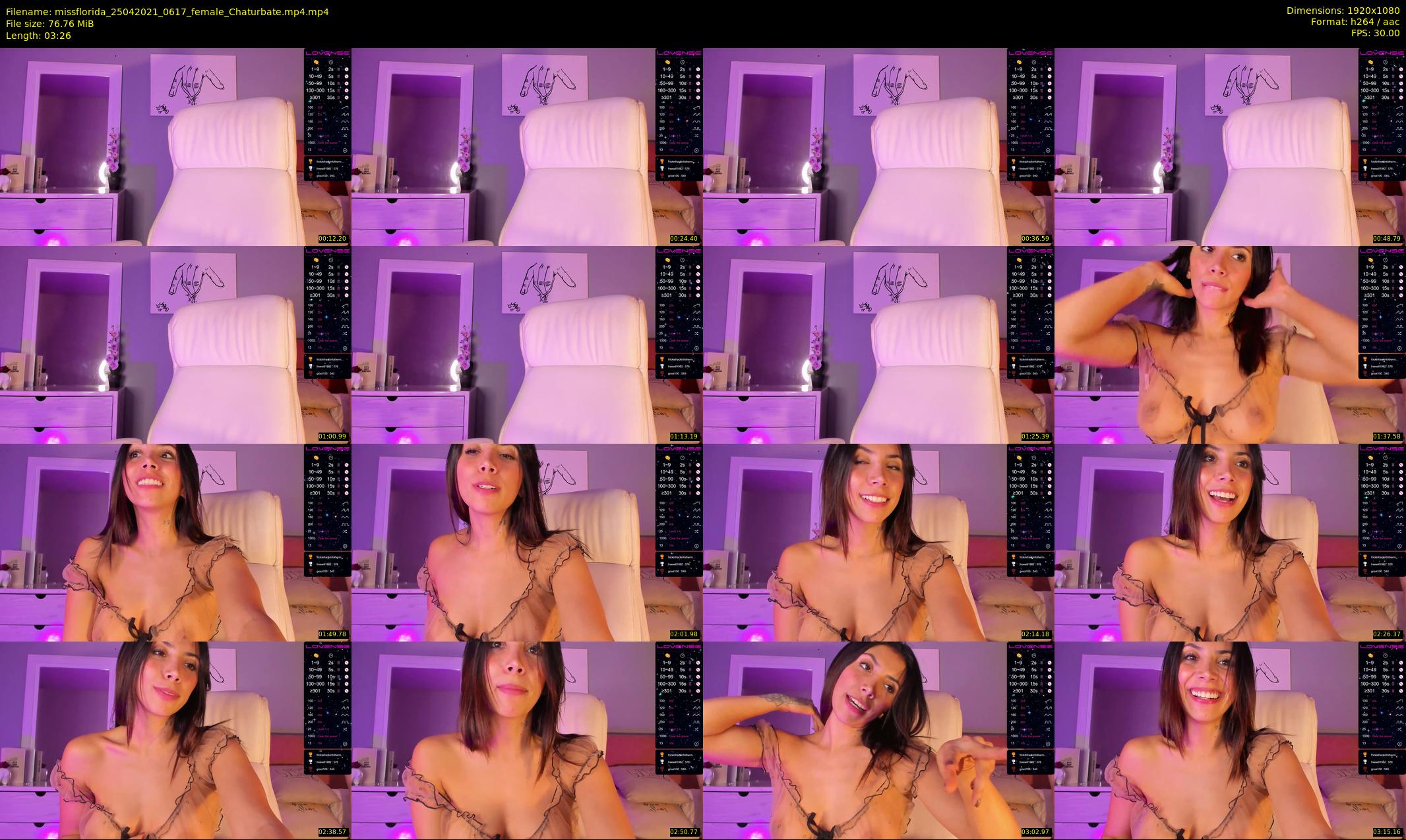 missflorida — 4 minute Chaturbate female cam show recording, 1080p, Apr 25, 2021