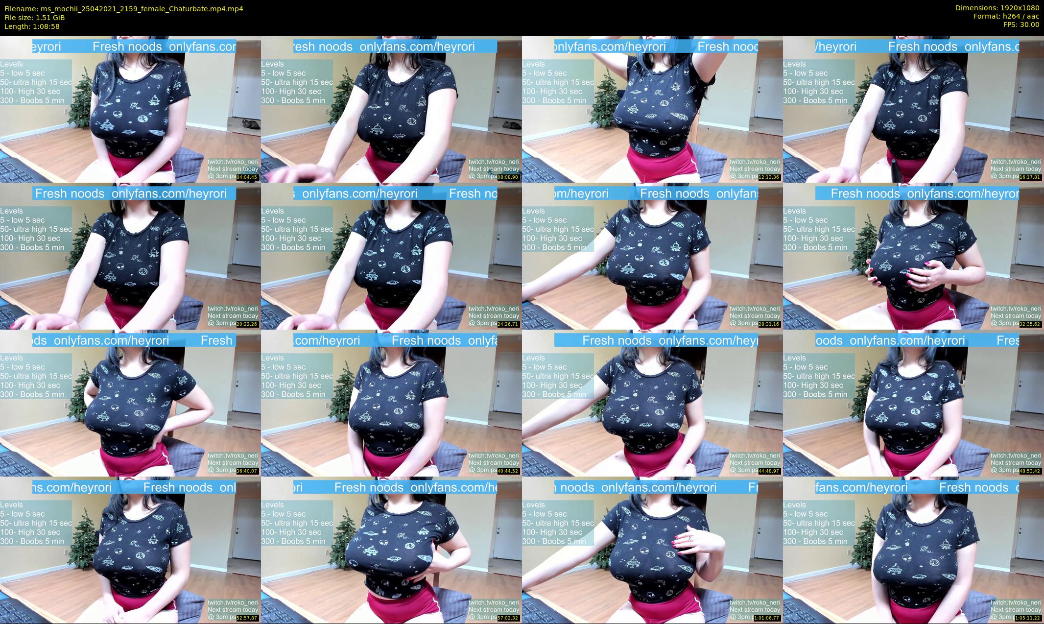 ms_mochii — 69 minute Chaturbate female cam show recording, 1080p, Apr 25, 2021