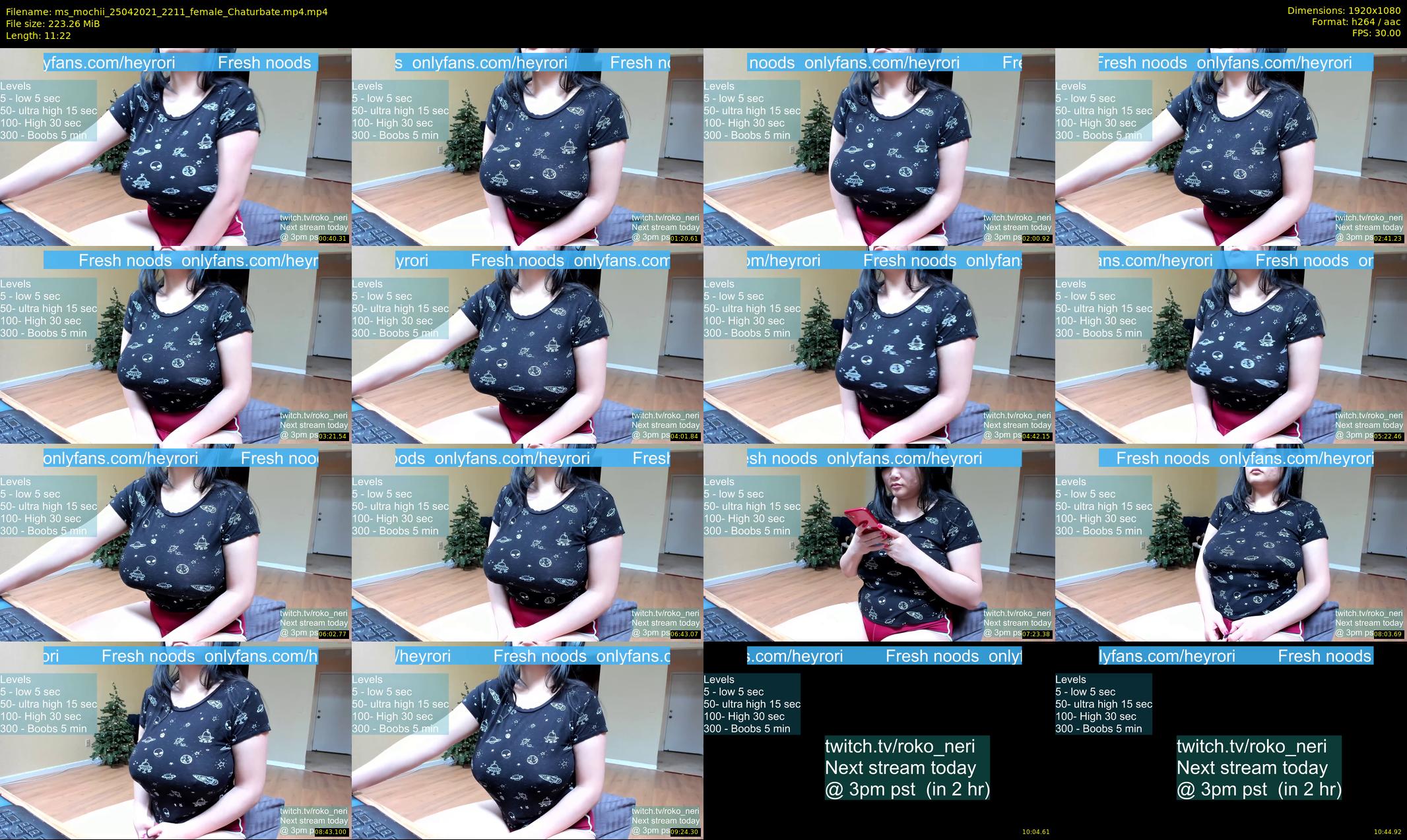 ms_mochii — 12 minute Chaturbate female cam show recording, 1080p, Apr 25, 2021
