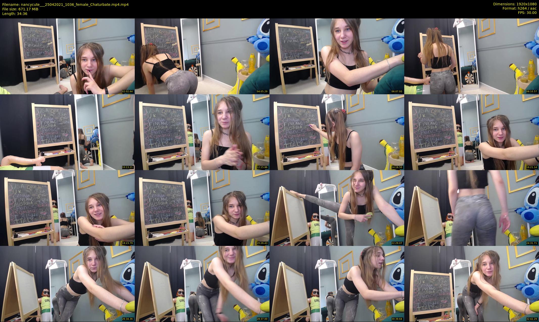 nancycute__ — 35 minute Chaturbate female cam show recording, 1080p, Apr 25, 2021