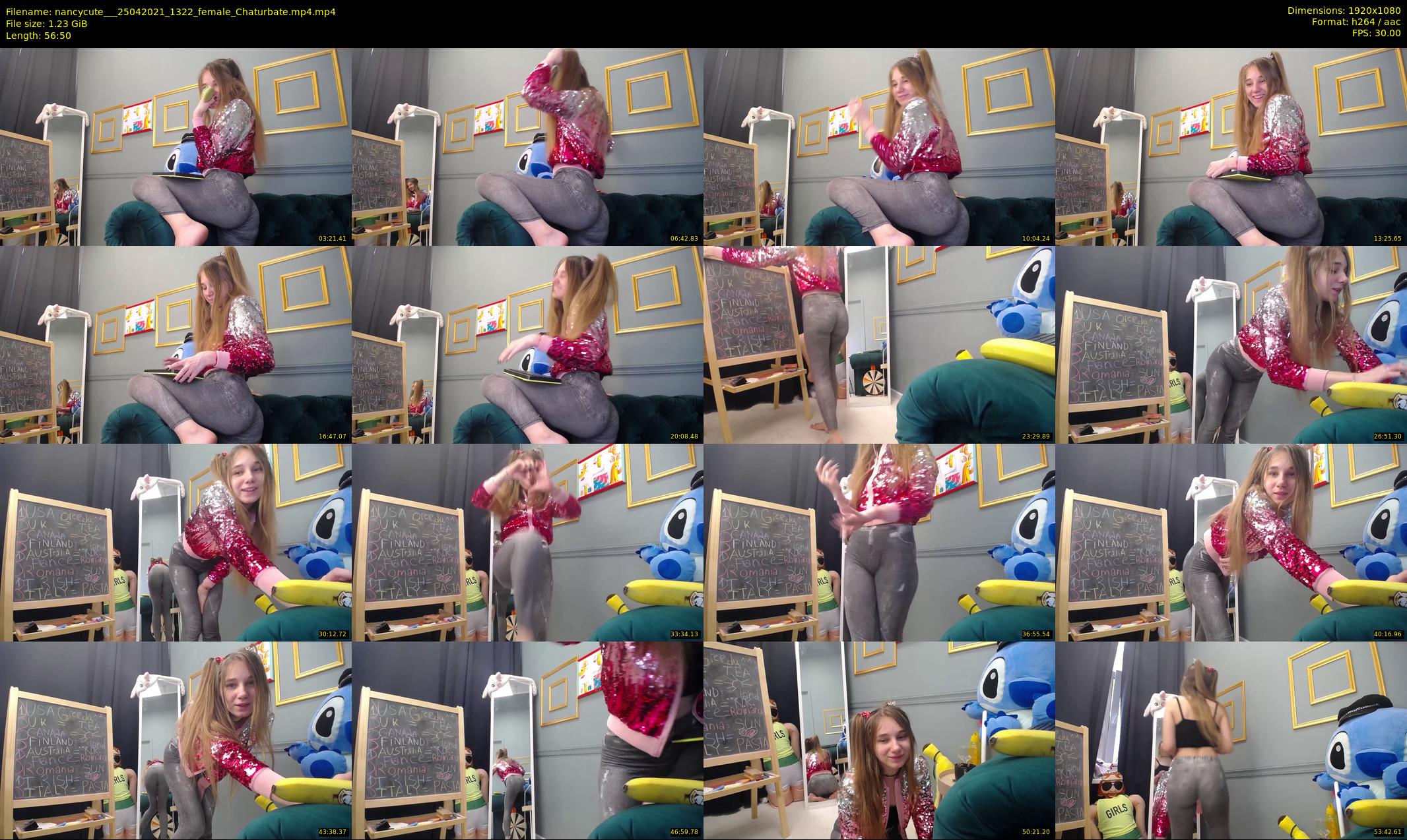 nancycute__ — 57 minute Chaturbate female cam show recording, 1080p, Apr 25, 2021