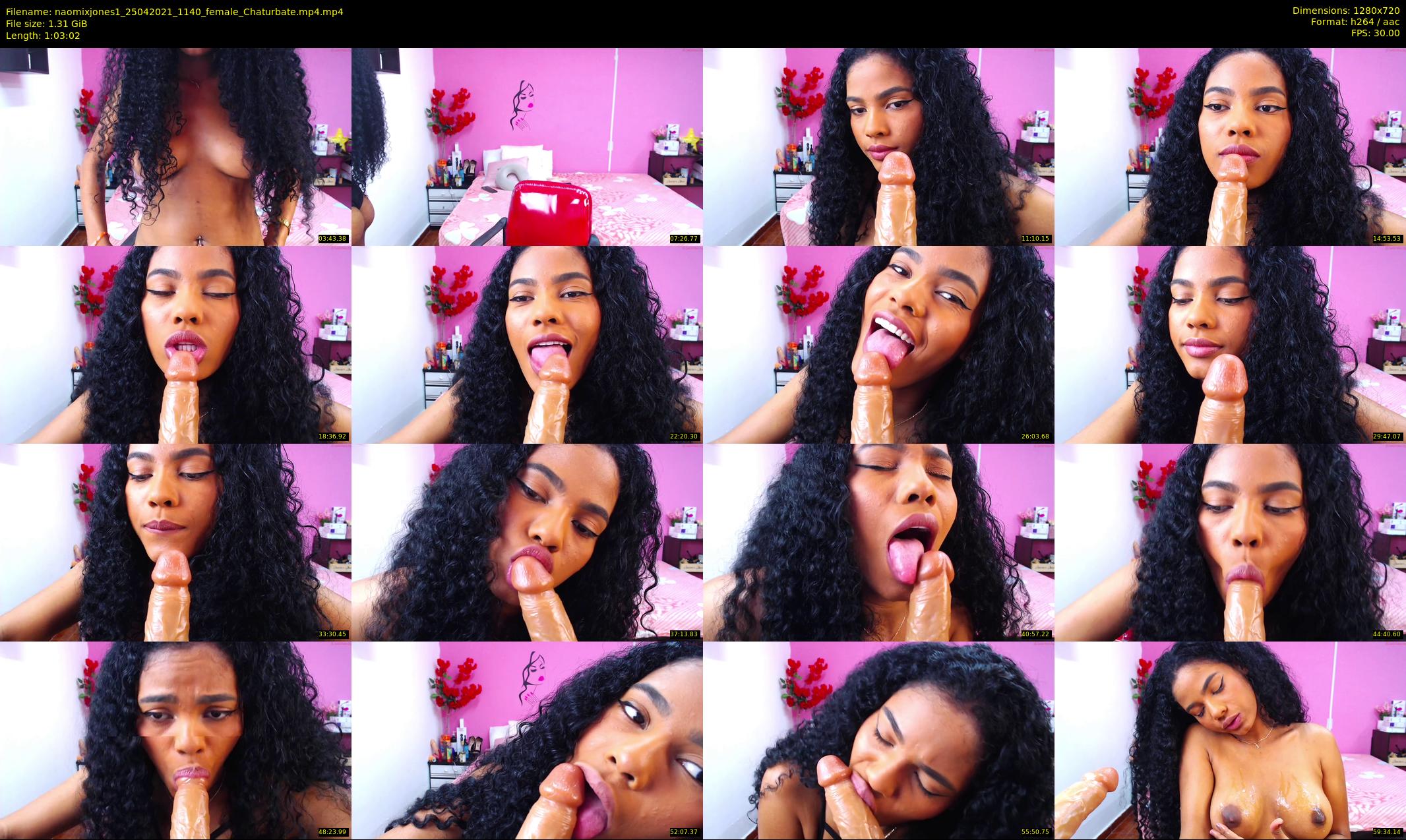 naomixjones1 — 64 minute Chaturbate female cam show recording, 720p, Apr 25, 2021