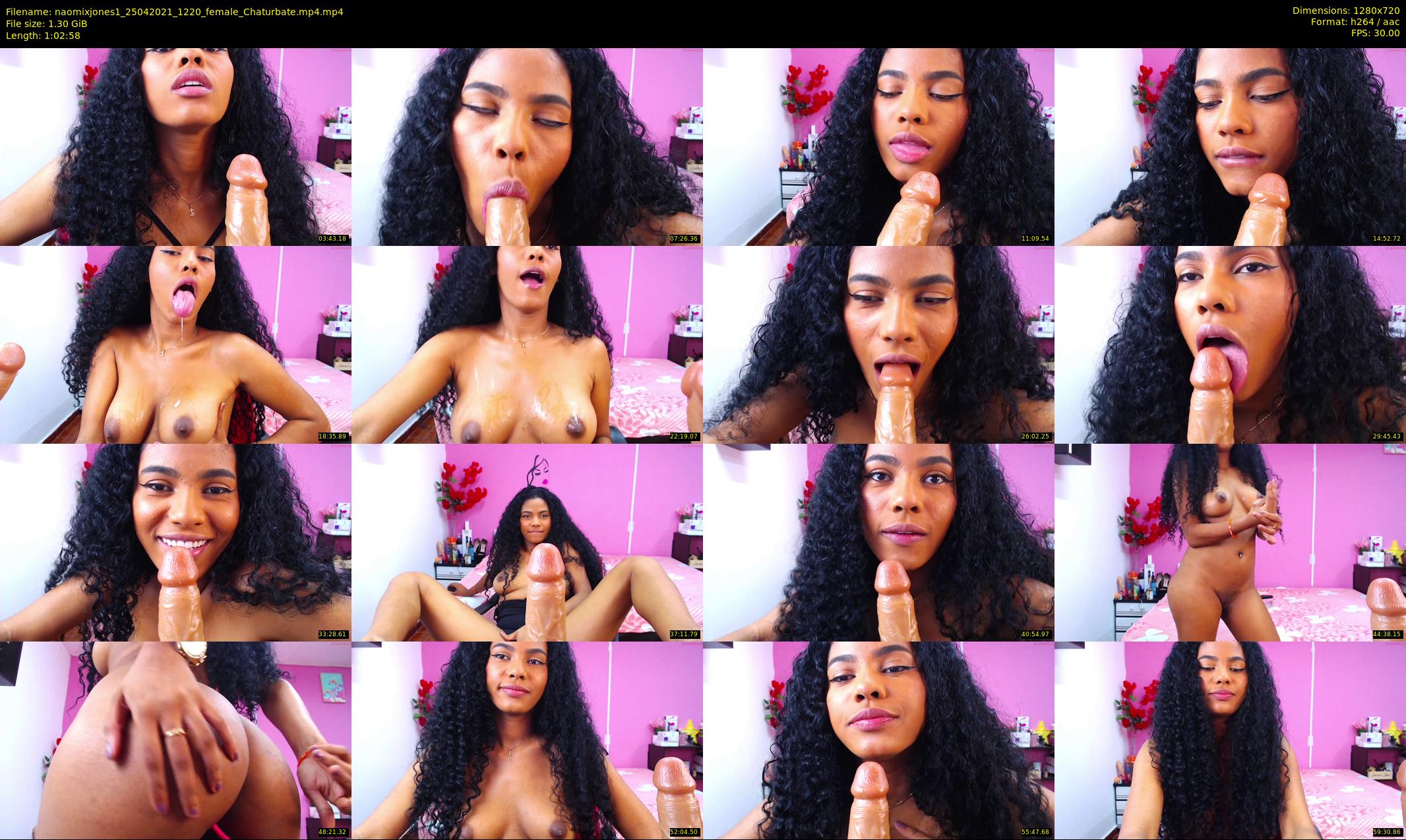 naomixjones1 — 63 minute Chaturbate female cam show recording, 720p, Apr 25, 2021