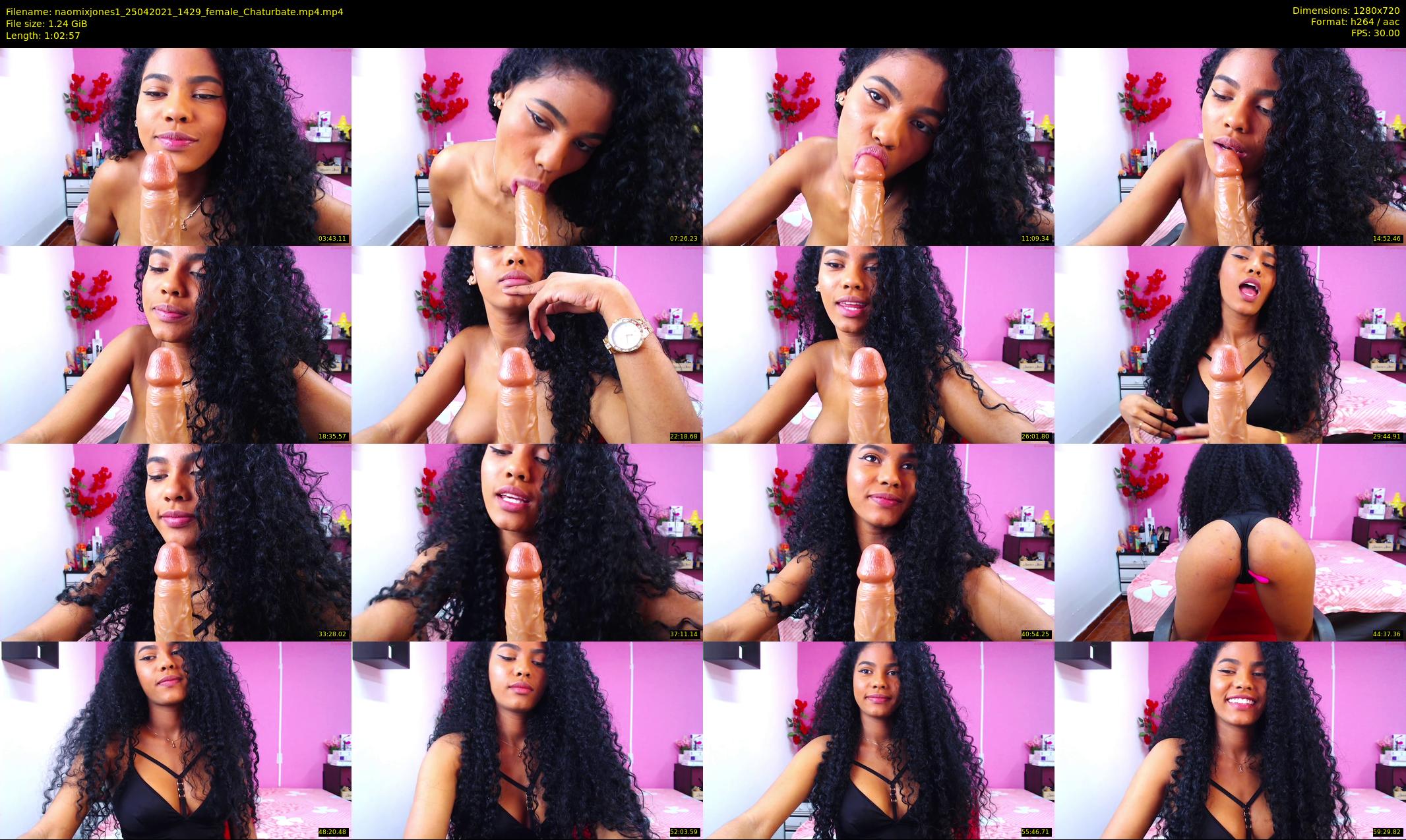 naomixjones1 — 63 minute Chaturbate female cam show recording, 720p, Apr 25, 2021