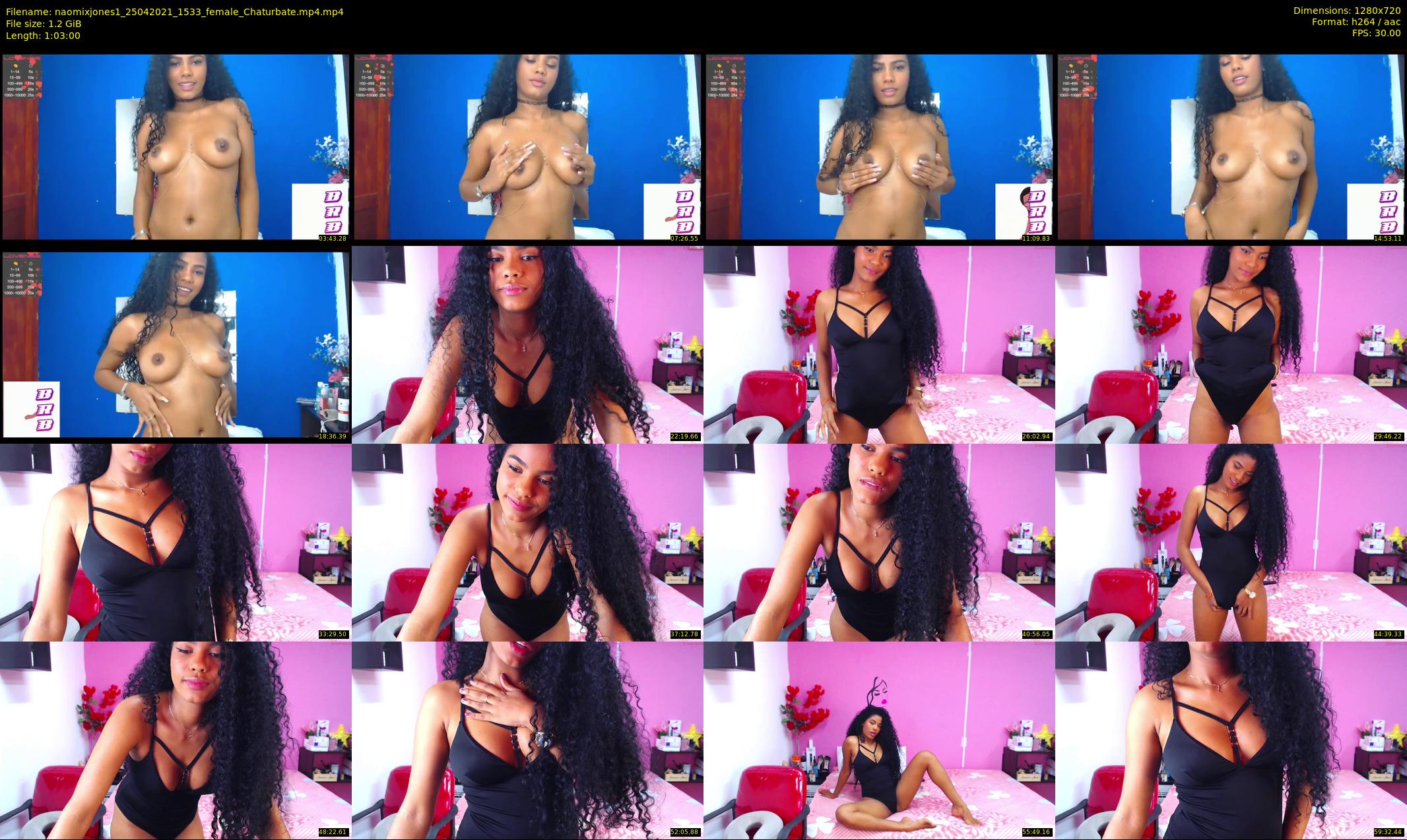 naomixjones1 — 63 minute Chaturbate female cam show recording, 720p, Apr 25, 2021