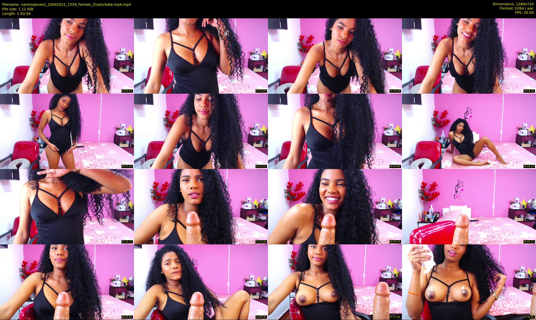 naomixjones1 — 64 minute Chaturbate female cam show recording, 720p, Apr 25, 2021