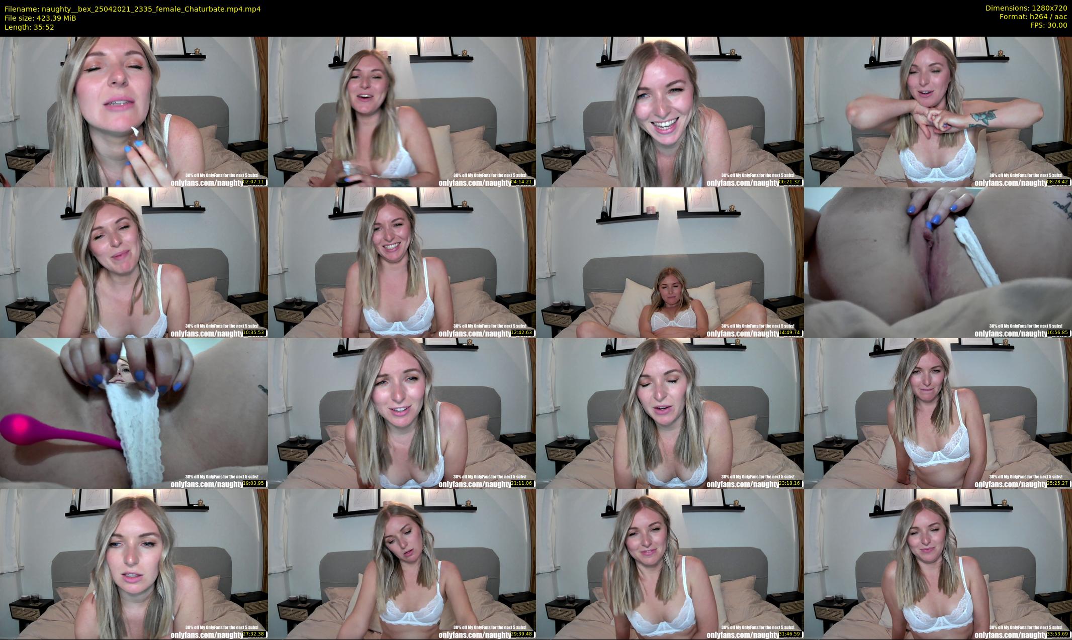naughty__bex — 36 minute Chaturbate female cam show recording, 720p, Apr 25, 2021